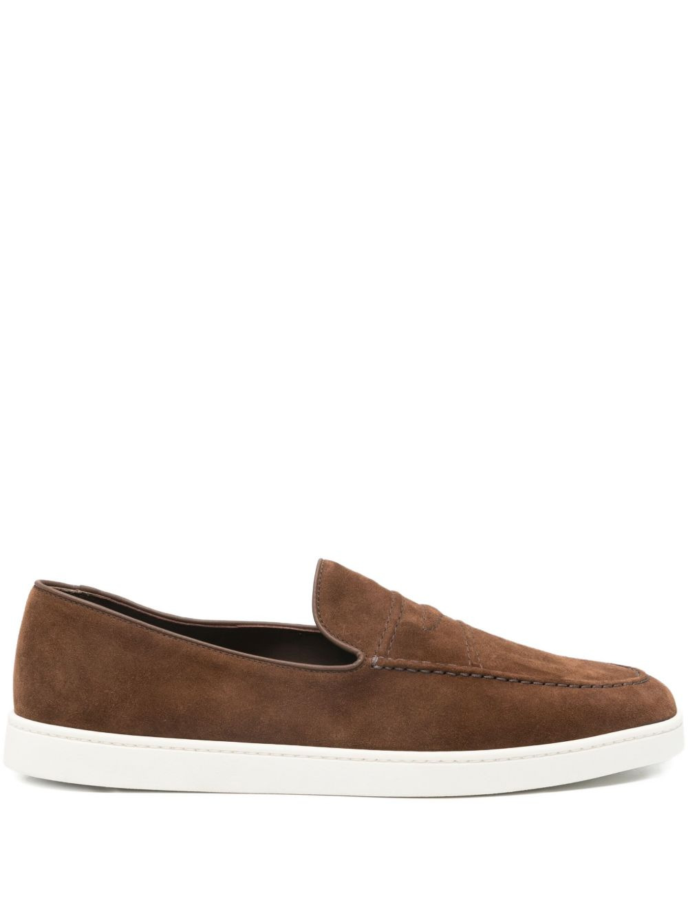 suede-leather loafers - 1