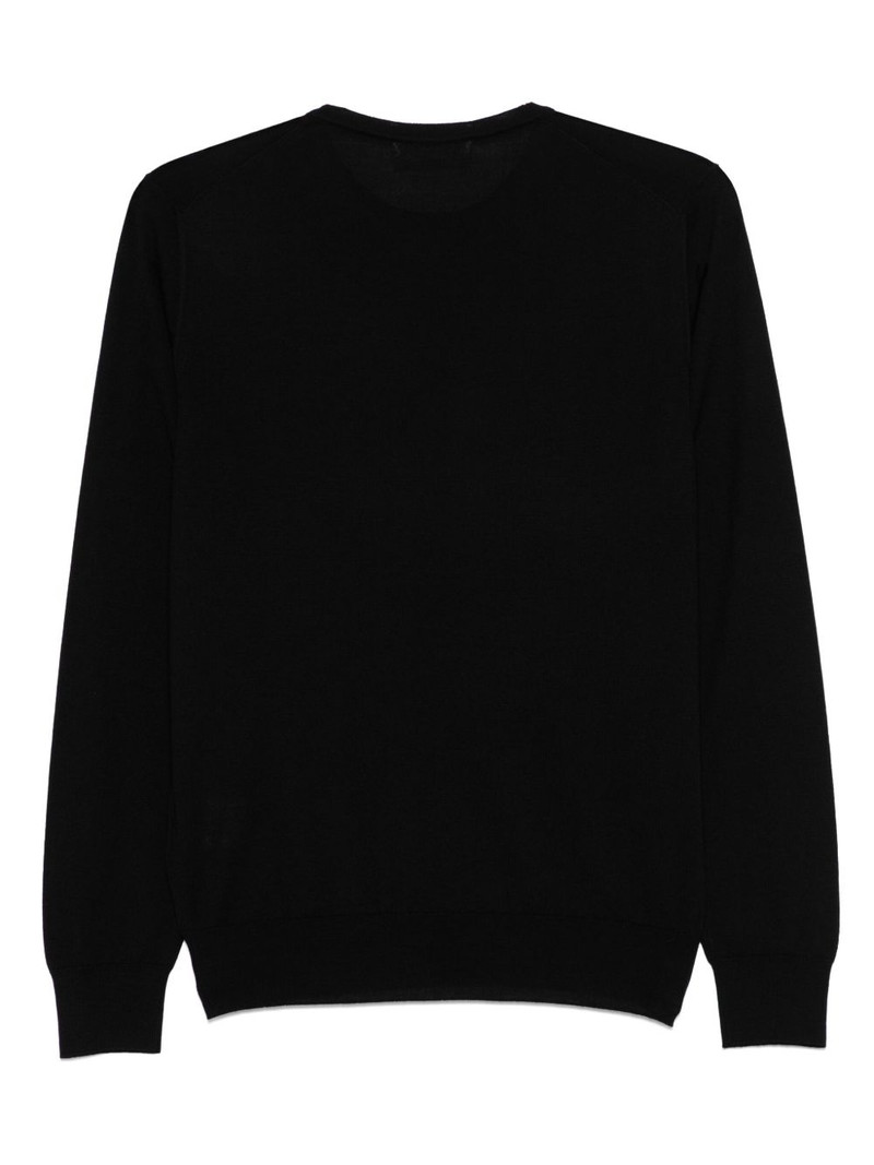 LARDINI fine-knit sweater outlook