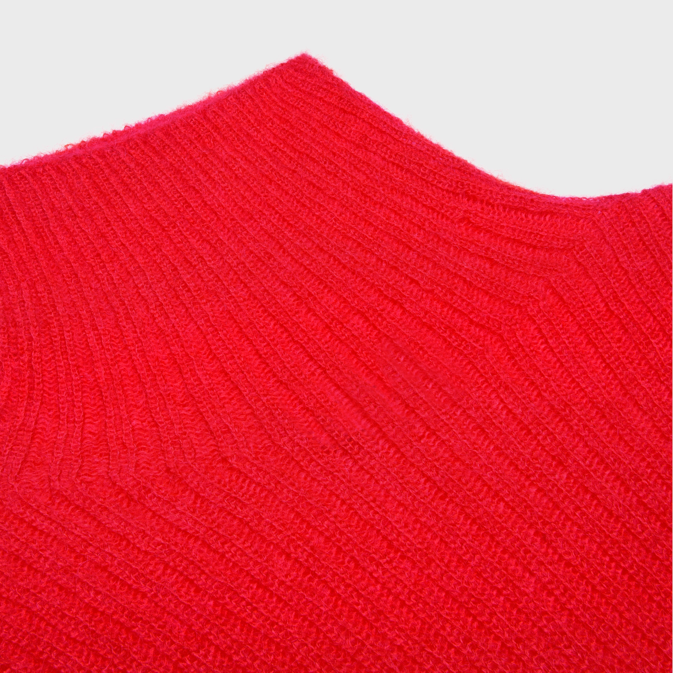 turtleneck sweater IN ribbed mohair and silk - 3