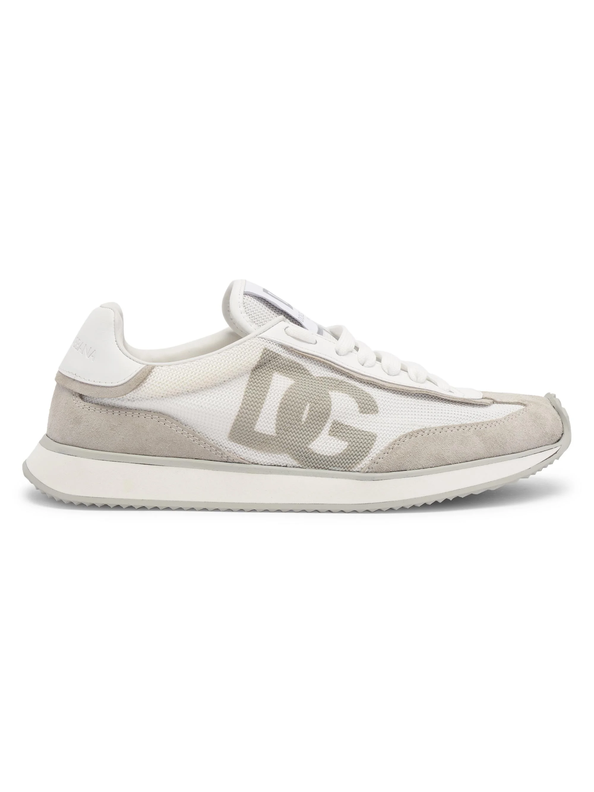 Women's Logo Colorblocked Low-Top Sneakers - White Grey - 1