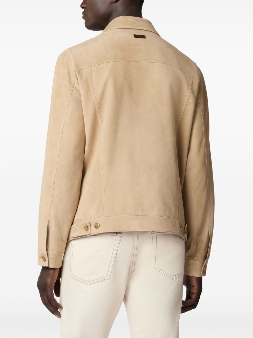 suede trucker jacket - 3