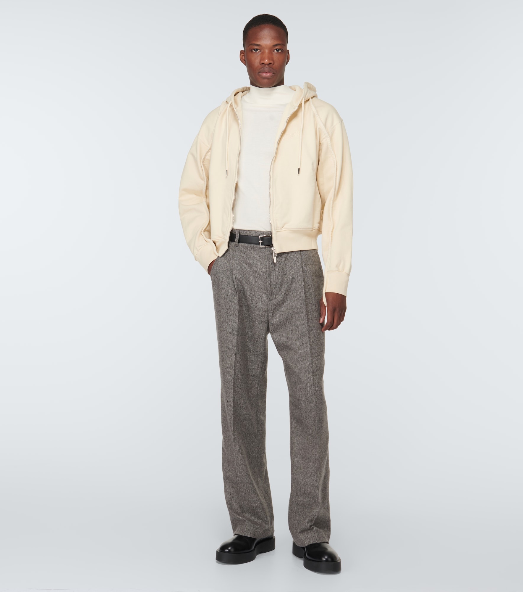 Le Sweater Camargue Zippé cotton hoodie - 2
