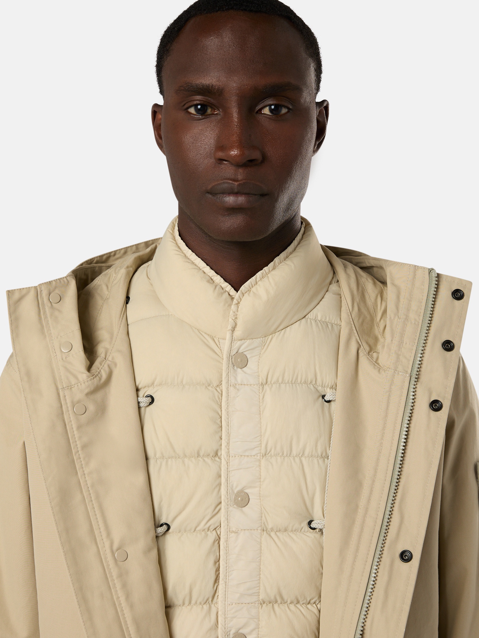 711F1 WEATHERPROOF COTTON CANVAS_STONE ISLAND GHOST - 4