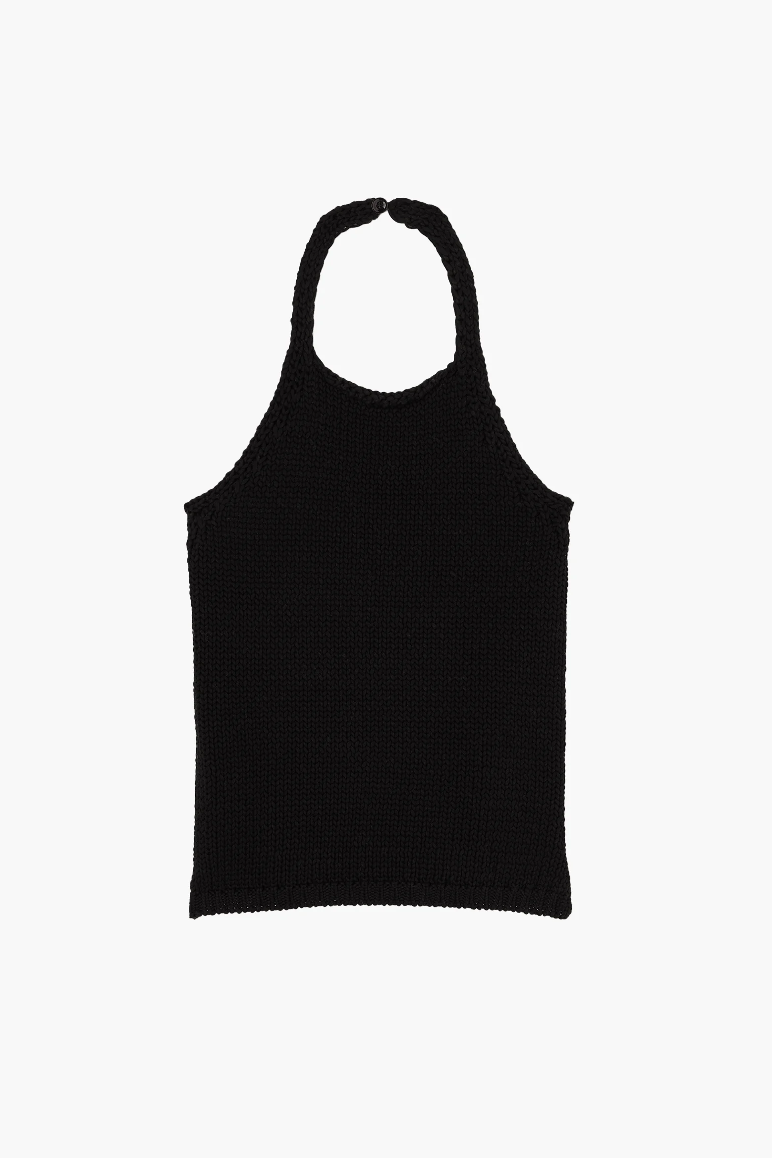 CHUNKY KNIT HALTER TOP - 1
