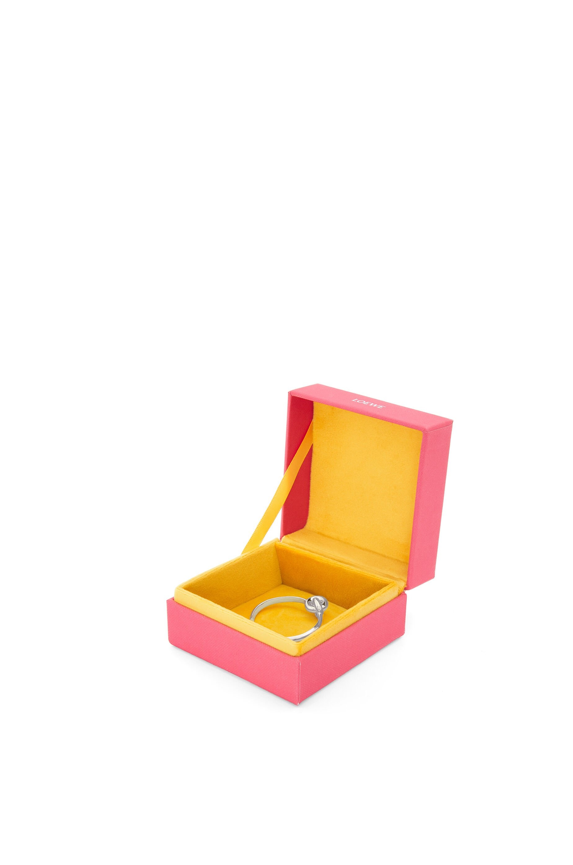 Donut link cuff in sterling silver - 5