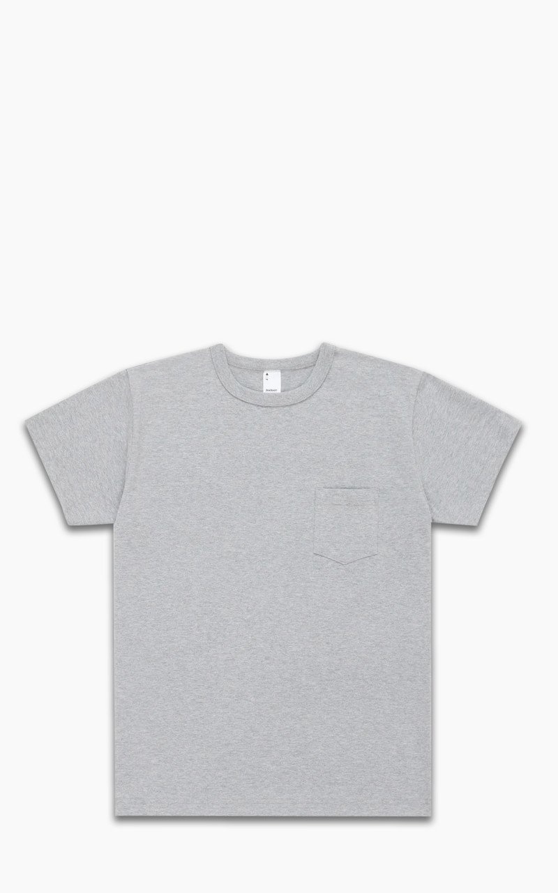HEAVYWEIGHT POCKET T-SHIRT 2 PACK HEATHER GREY - 5