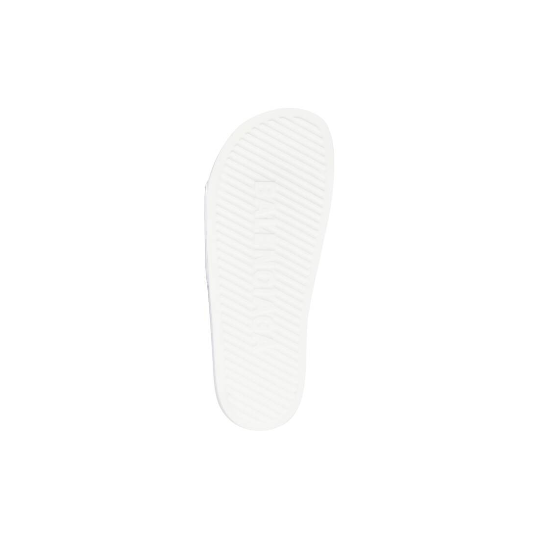 Men's Cities Paris Pool Slide Sandal  in White - 6