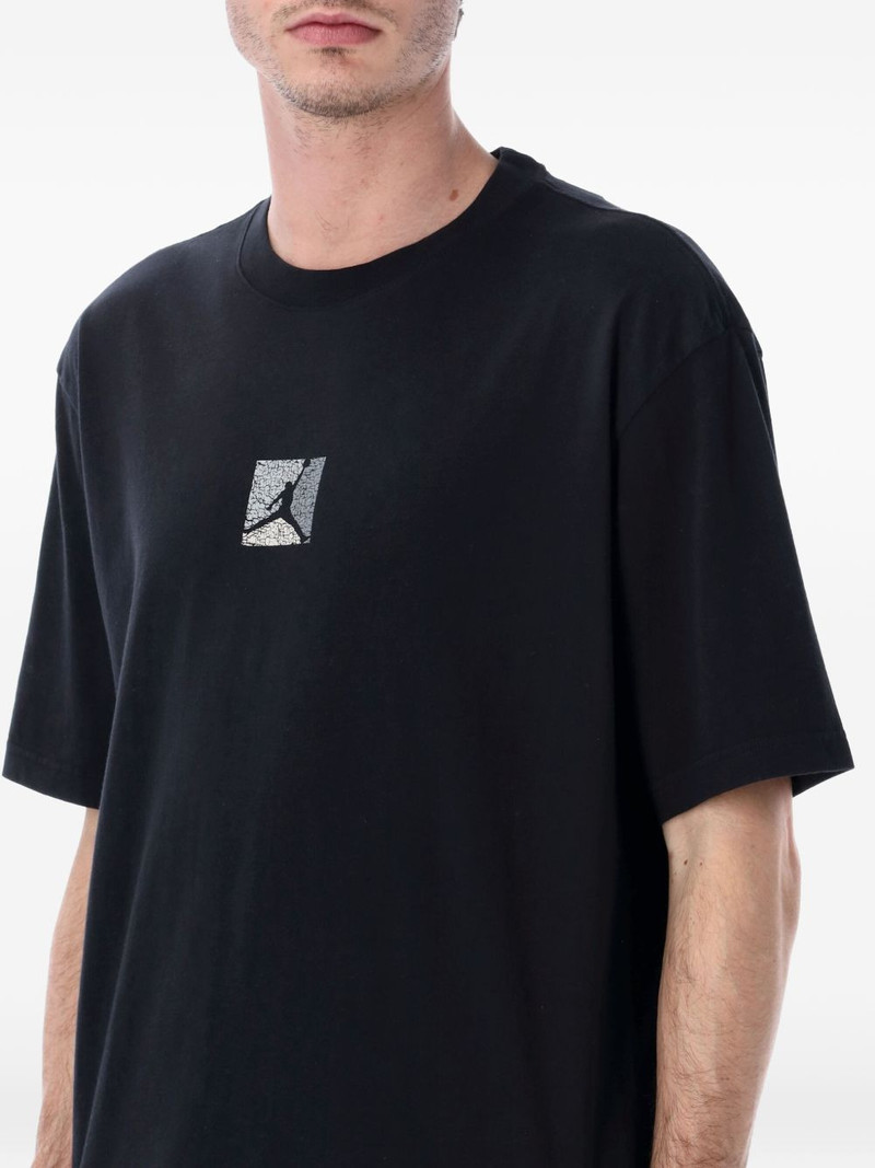print-detail crew neck T-shirt 3