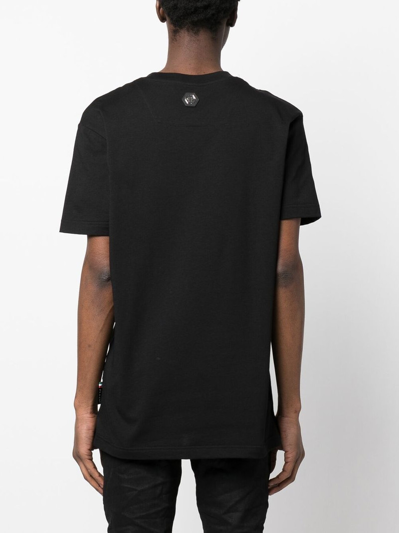 baroque skull-print T-shirt 4
