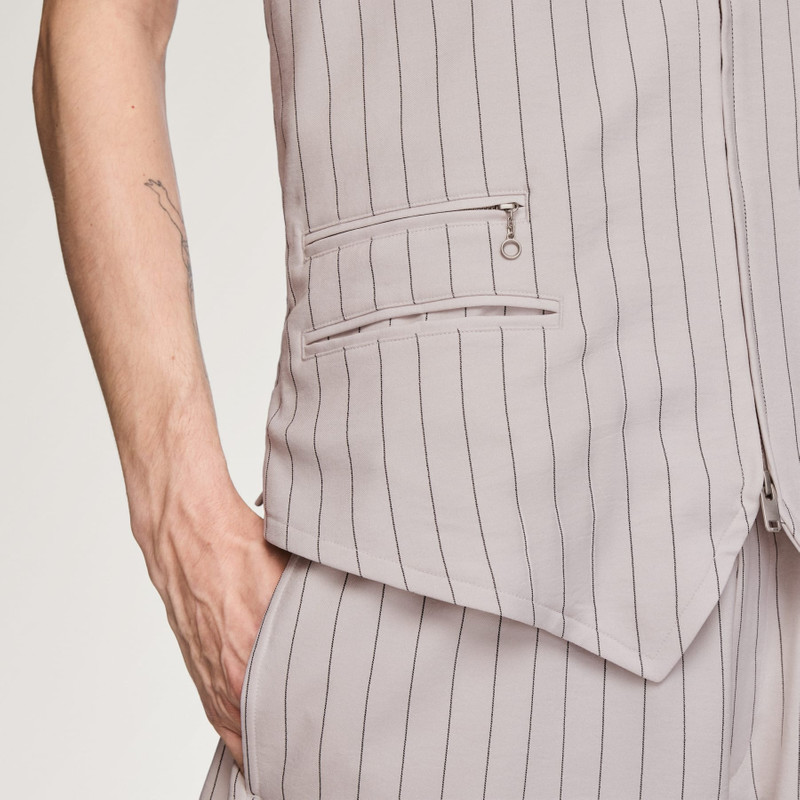 Y-3 SPORT UNIFORM PINSTRIPE TAILORED VEST 6