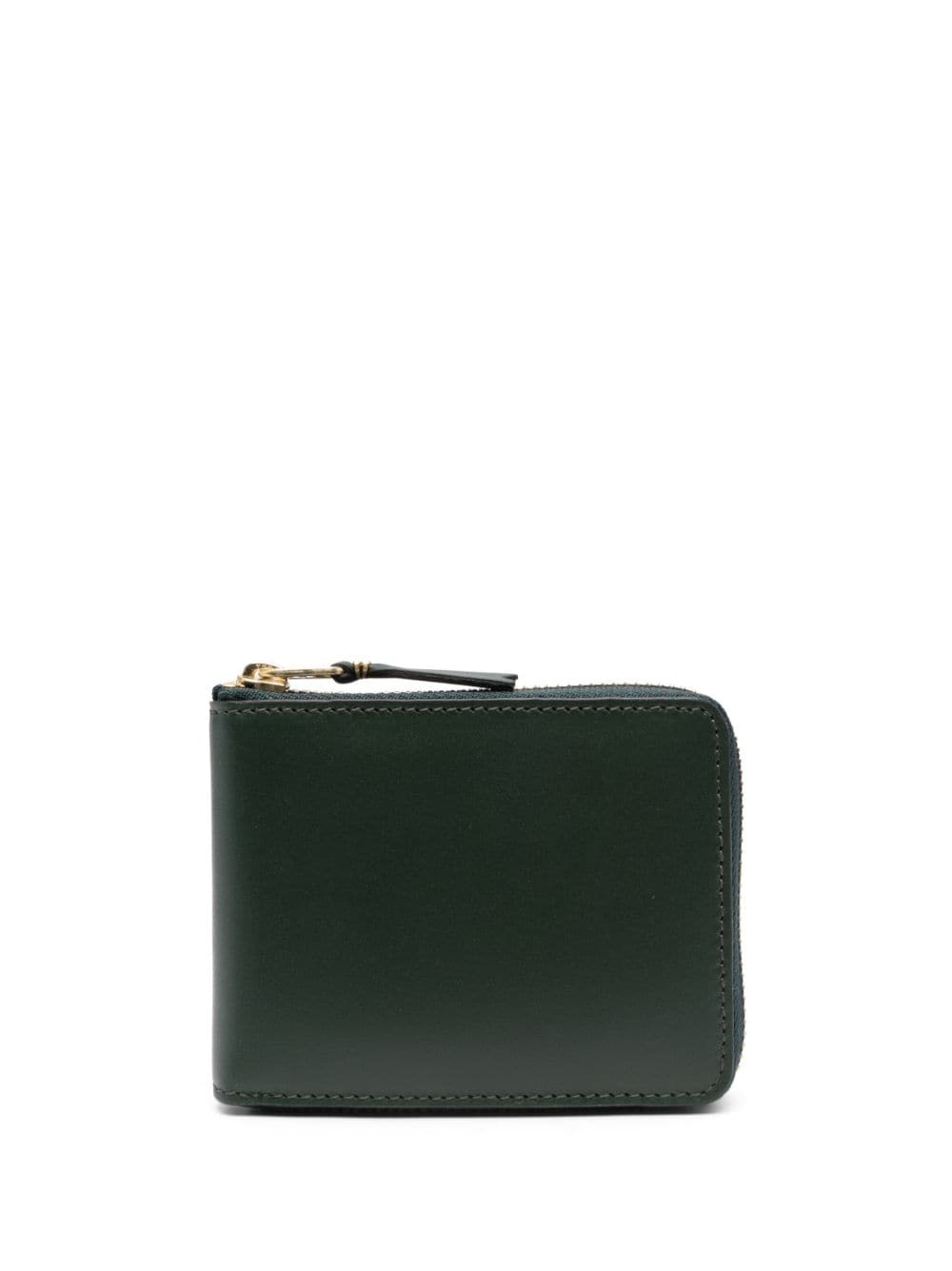 leather zip wallet - 1