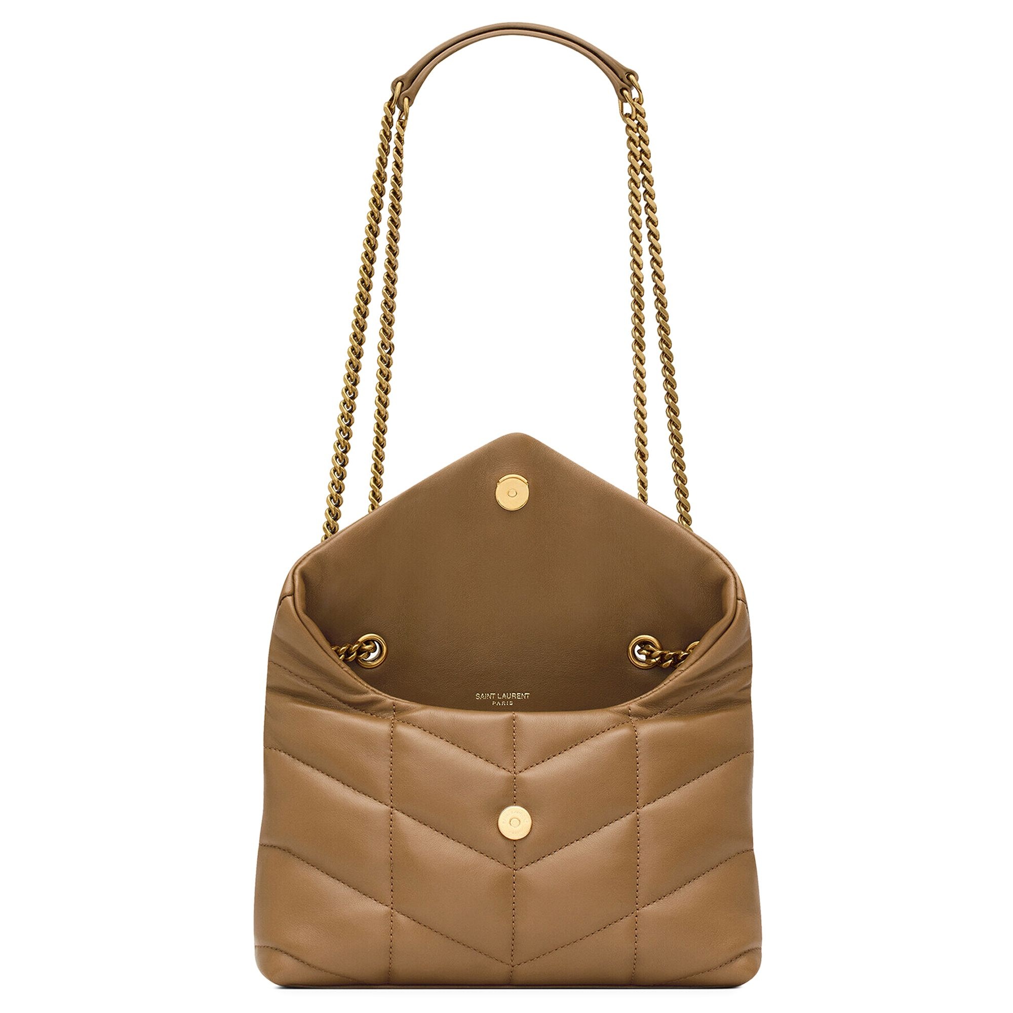 Saint Laurent Toy Puffer 'Dark Cork' - 3