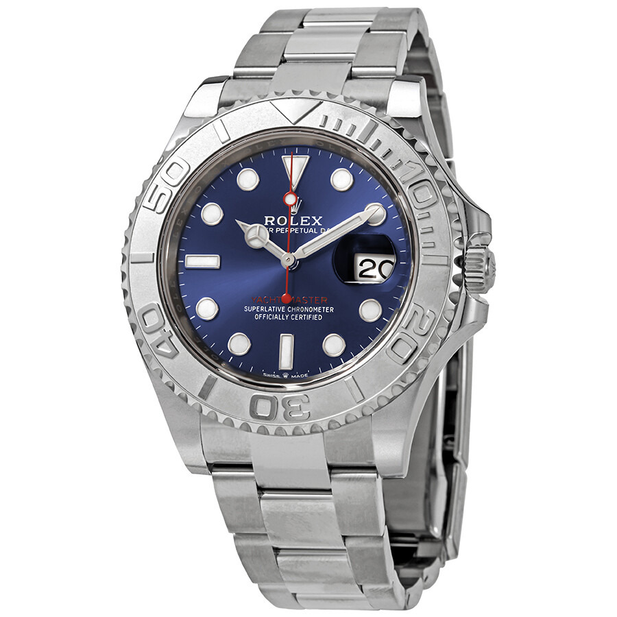 Pre-owned Rolex Yacht-Master 40 Automatic Blue Dial Men's Watch m126622-0002 - 1