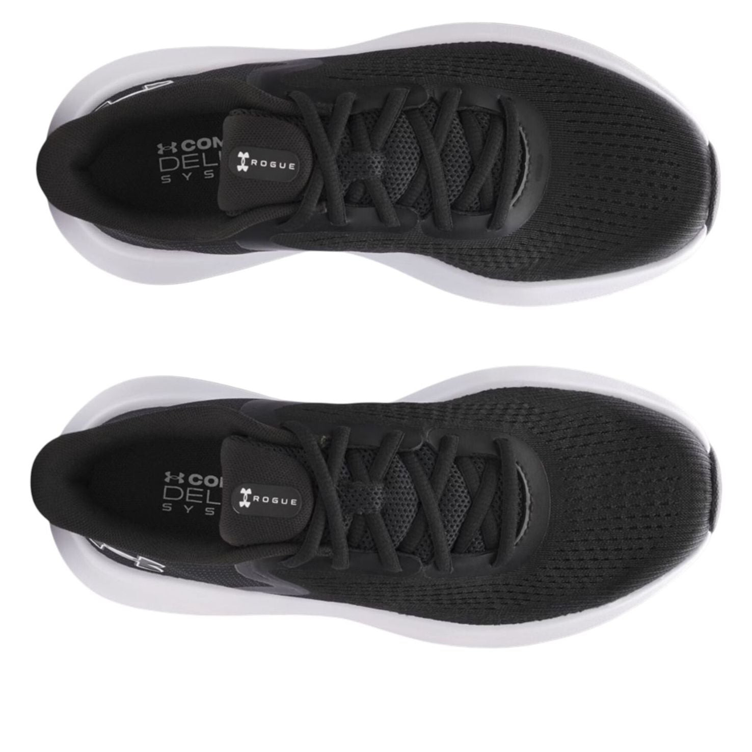 (WMNS) Under Armour Rogue 5 'Black White' 3028262-001 - 4