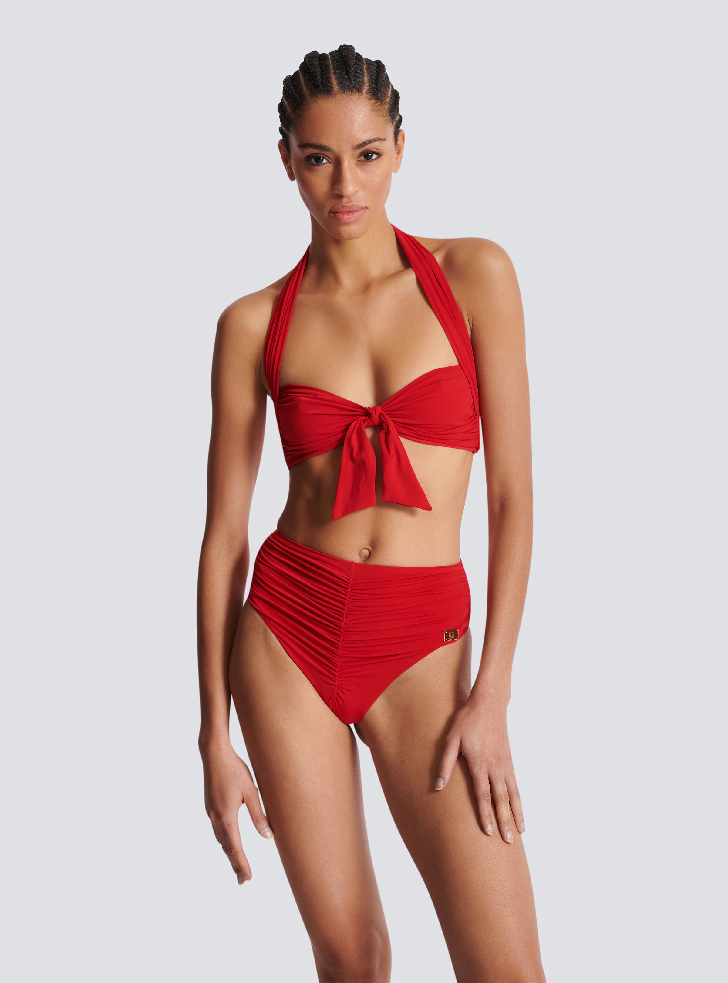 Plain two-piece swimsuit - 7