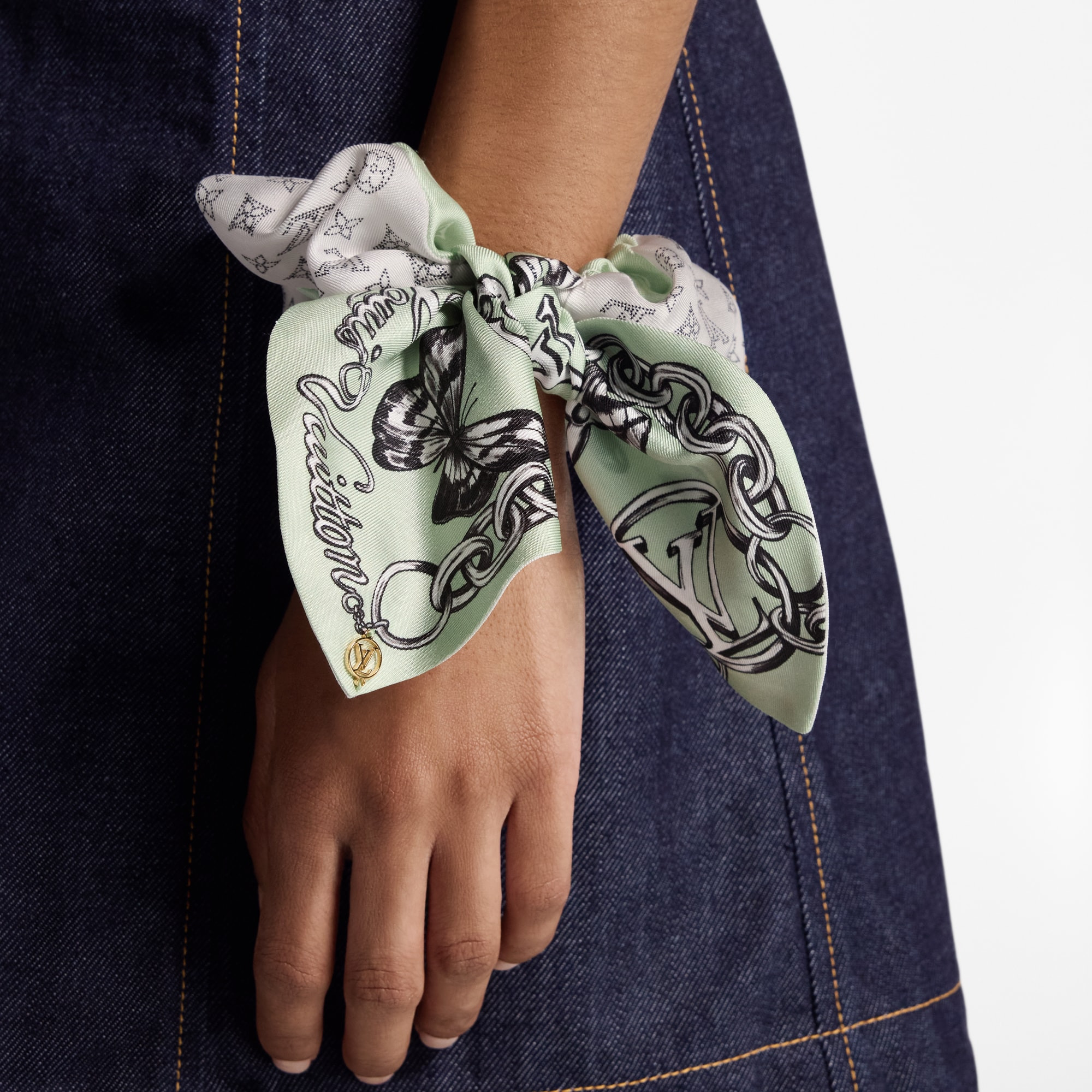 Blooming Monogram Scrunchy - 3