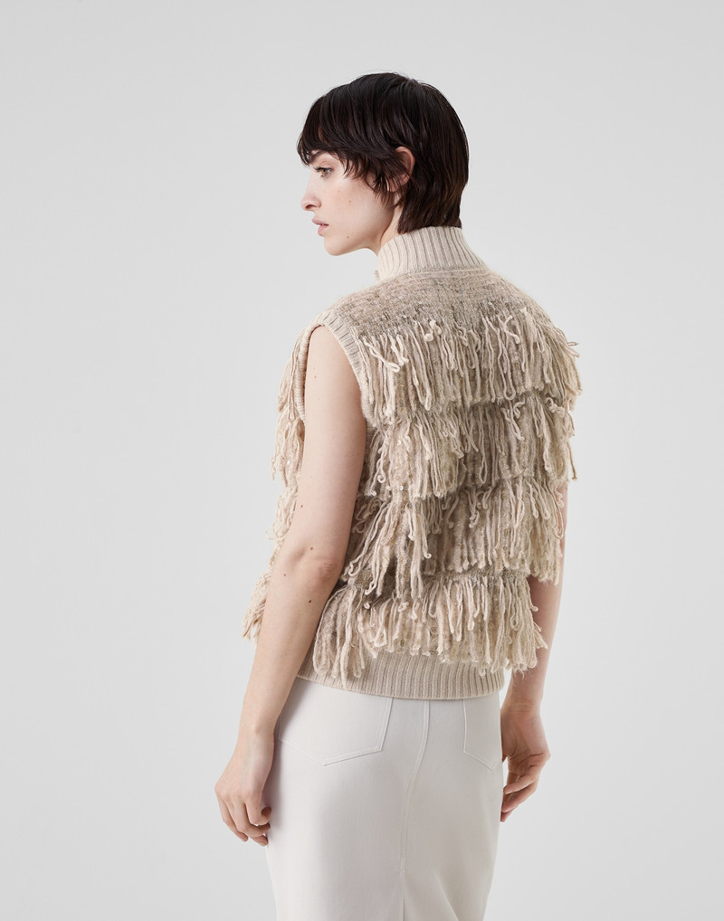 Dazzling Folk OPERA cardigan in mohair, cashmere and wool 2