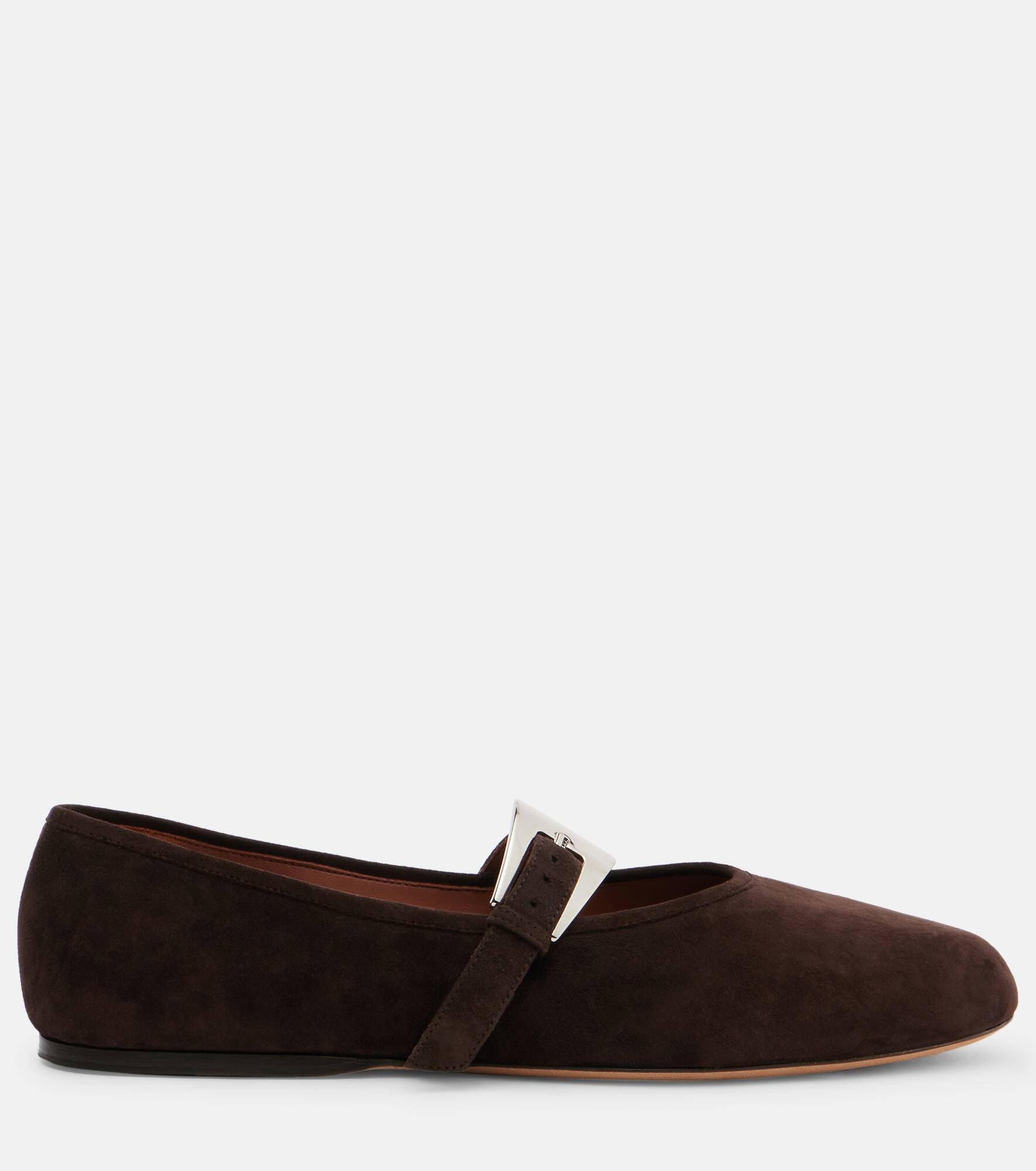 Sveva suede Mary Jane flats - 4