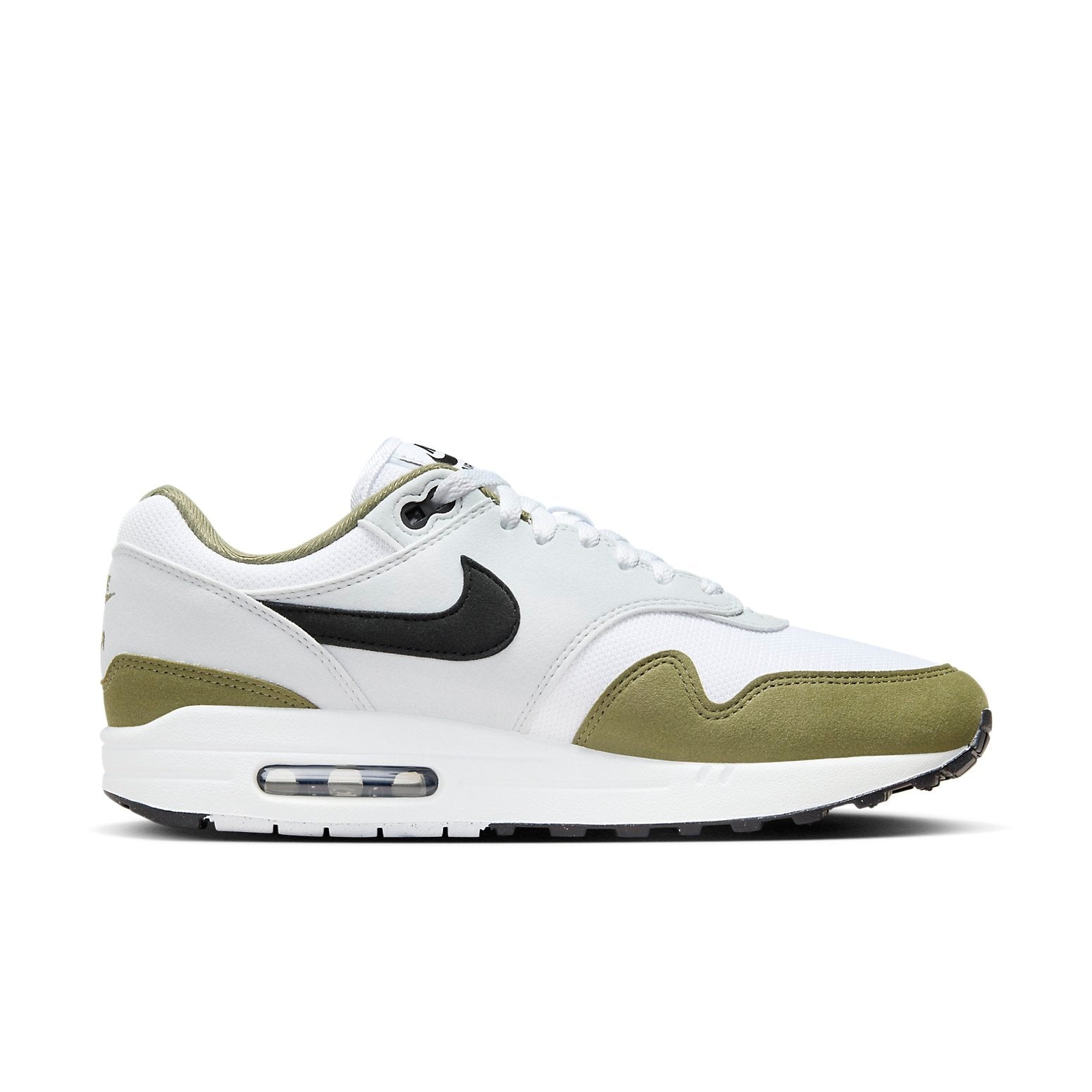 Nike Air Max 1 'White Black Medium Olive' FD9082-102 - 3