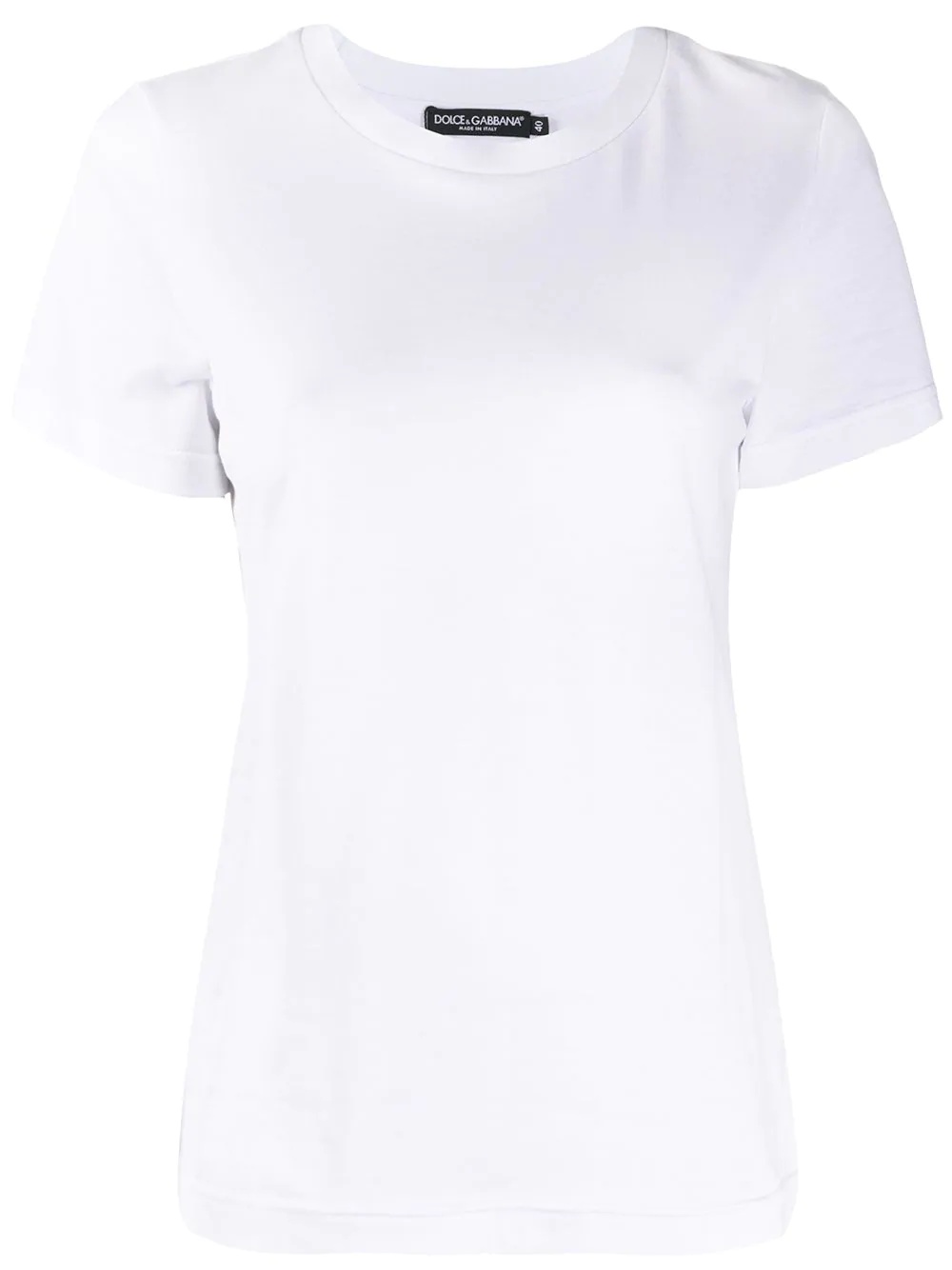 embroidered logo cotton T-shirt - 1