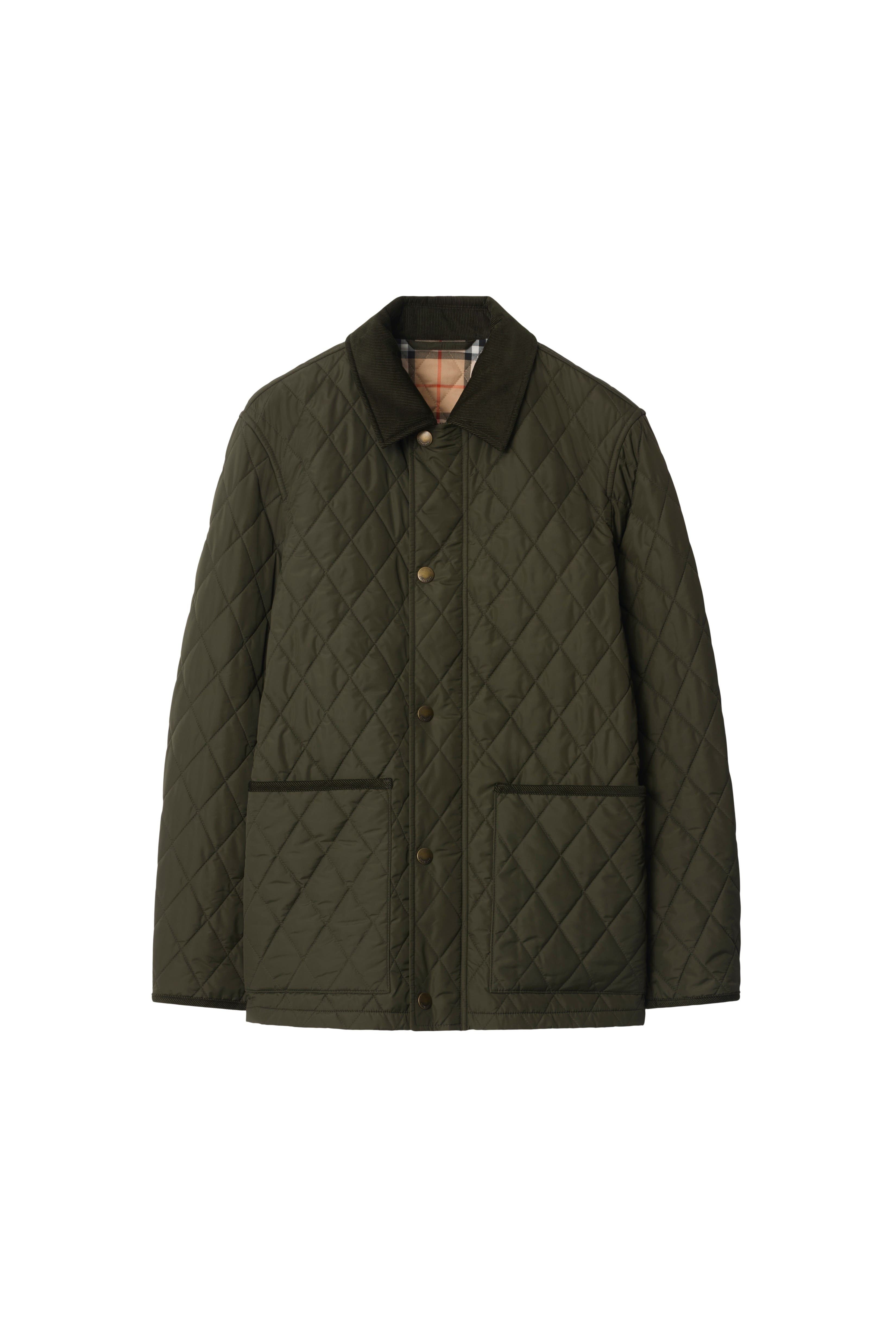 burberry Quilted Nylon Barn Jacket in Shale Green at Nordstrom - 2