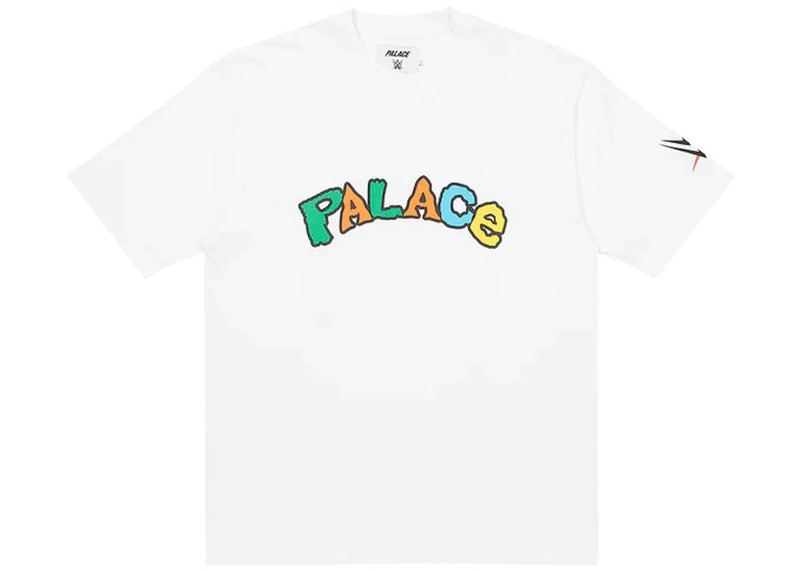 PALACE Palace x WWE Nice Day T-Shirt White outlook