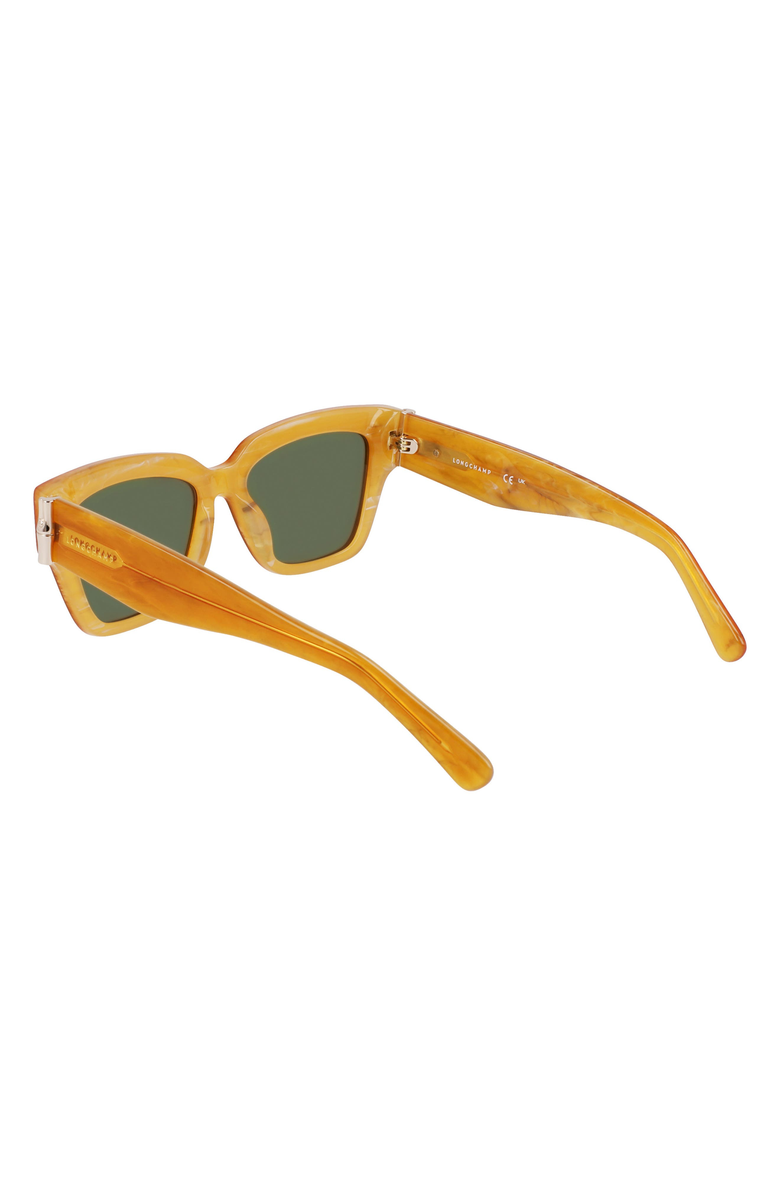 53mm Gradient Modified Rectangular Sunglasses - 5