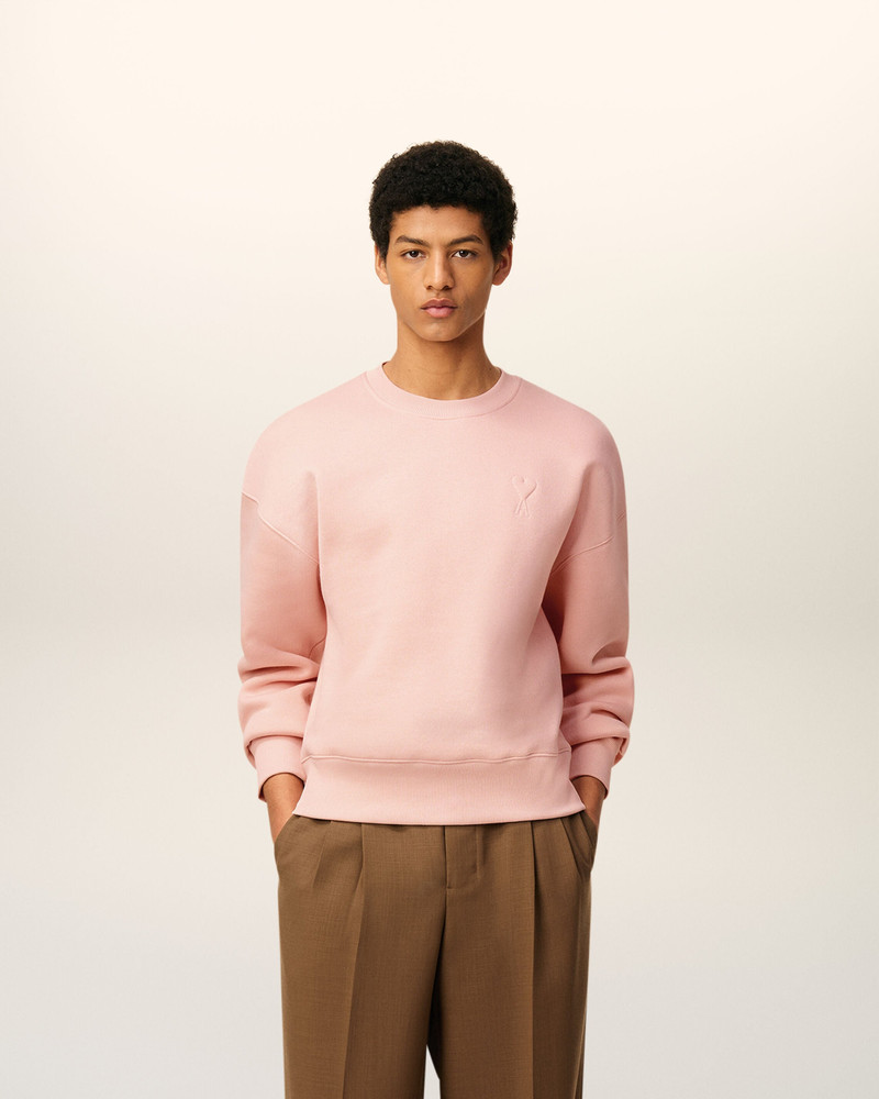 AMI Paris PINK COTTON AMI DE COEUR SWEATSHIRT outlook