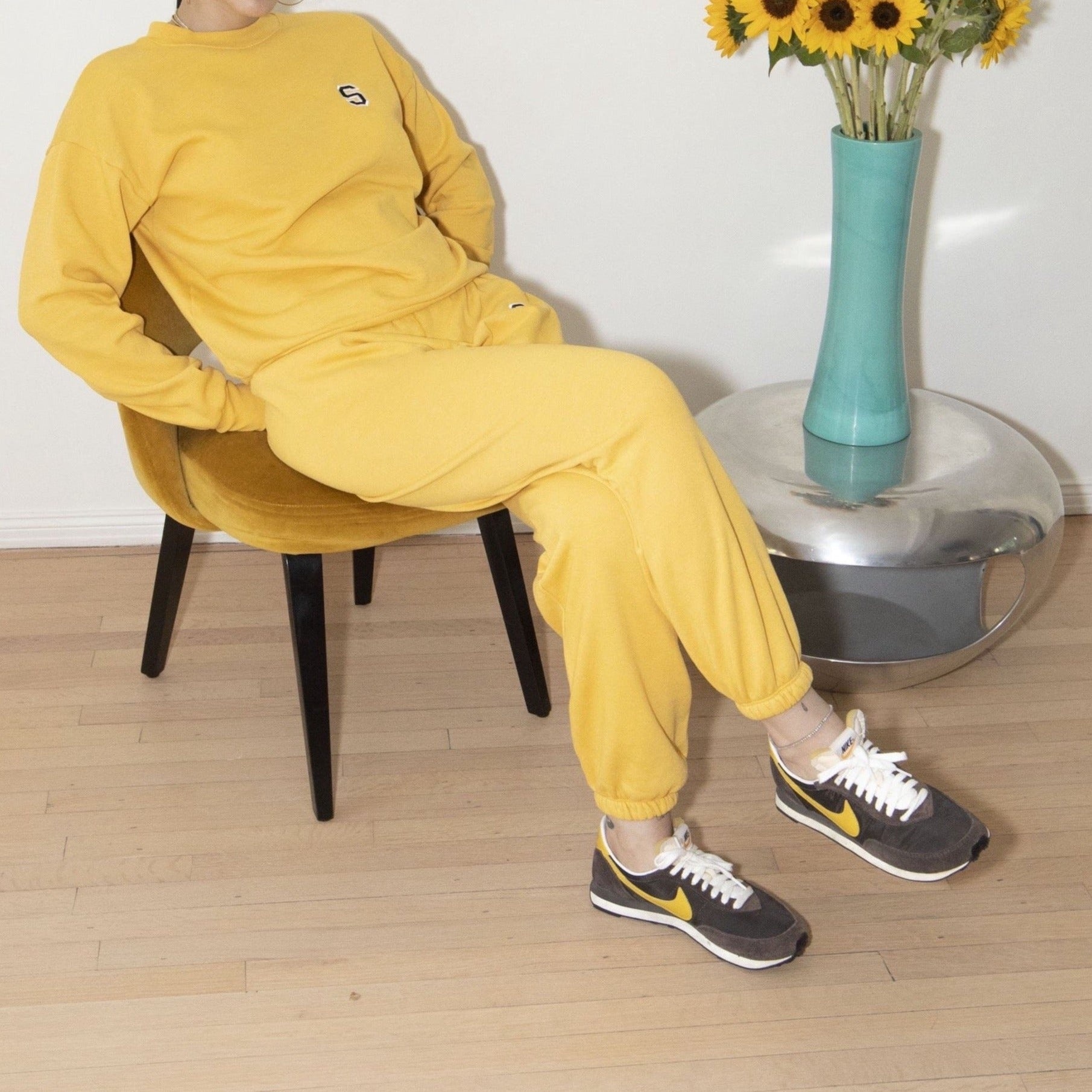 DANDELION COTTON FLEECE EMBROIDERED LOGO SWEATPANTS - 2