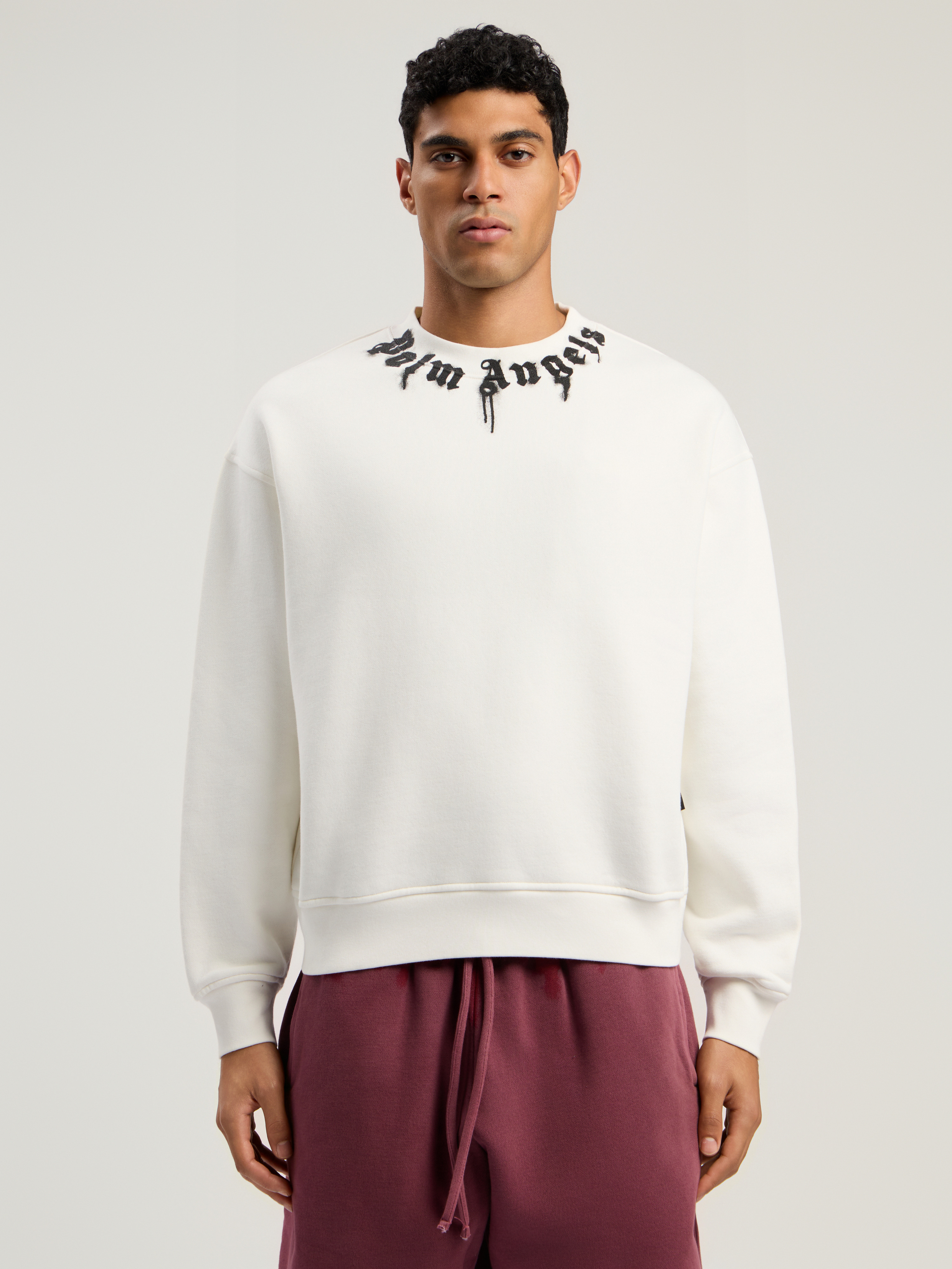 Neck Logo Reg Crew Sweatshirt - 3