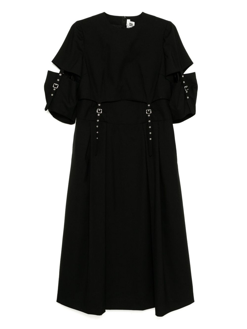 slashed-sleeves dress 1