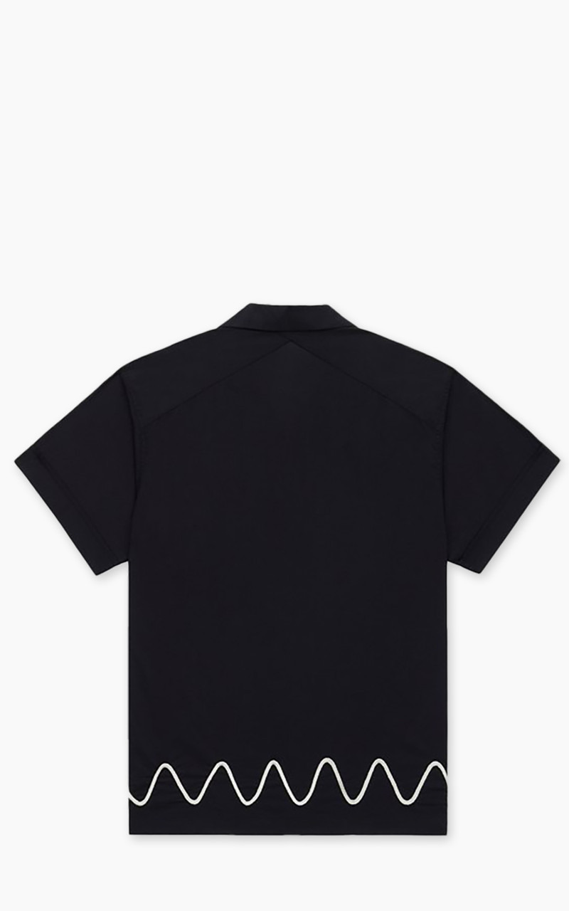 VACATION SHIRT SQUIGGLE BLACK - 3