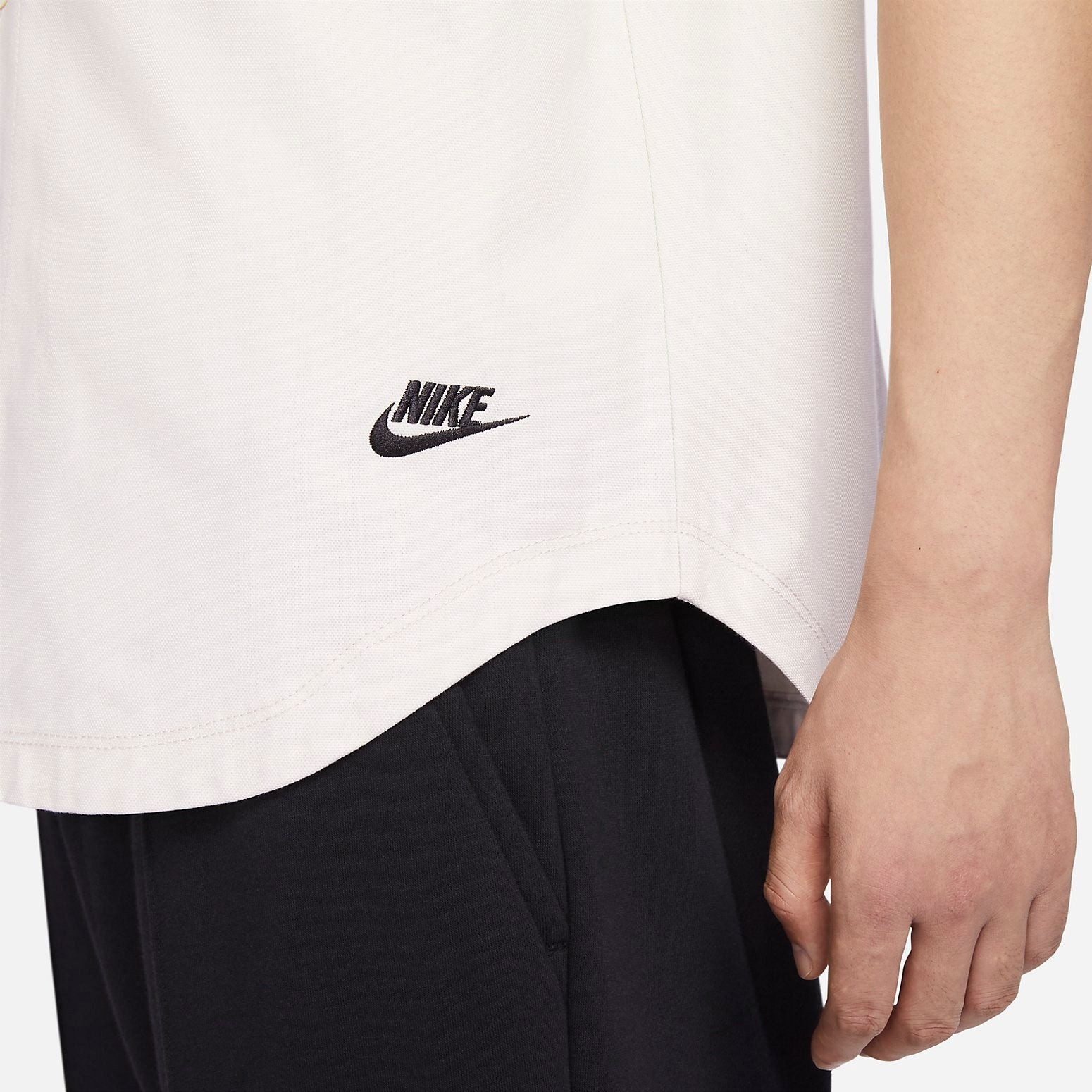 Nike Apricot Button Baseball shirt 'White' FQ7001-104 - 4