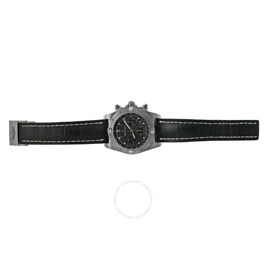 Pre-owned Breitling Chronomat Chronograph Automatic Chronometer Black Dial Men's Watch AB0115 - 4