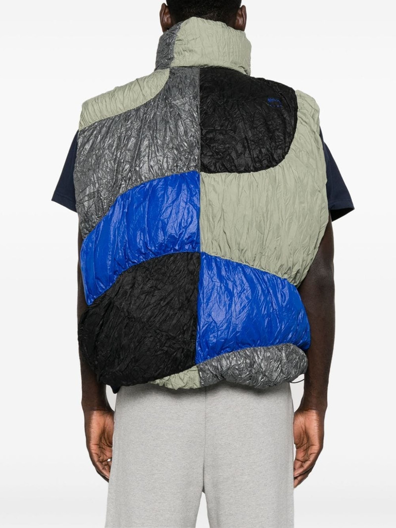 Aren colour-block down gilet 5