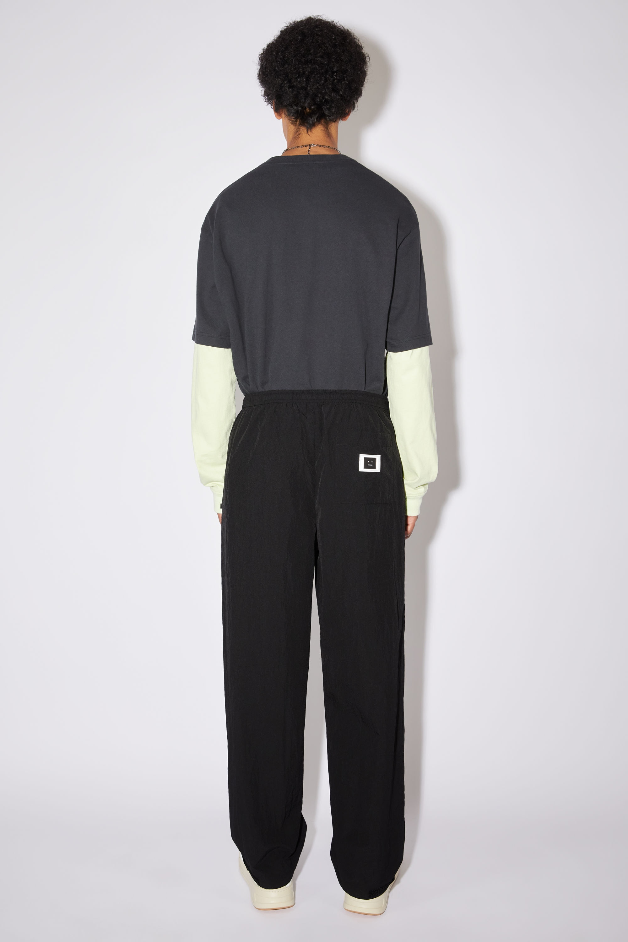 Regular fit trousers - Black - 3