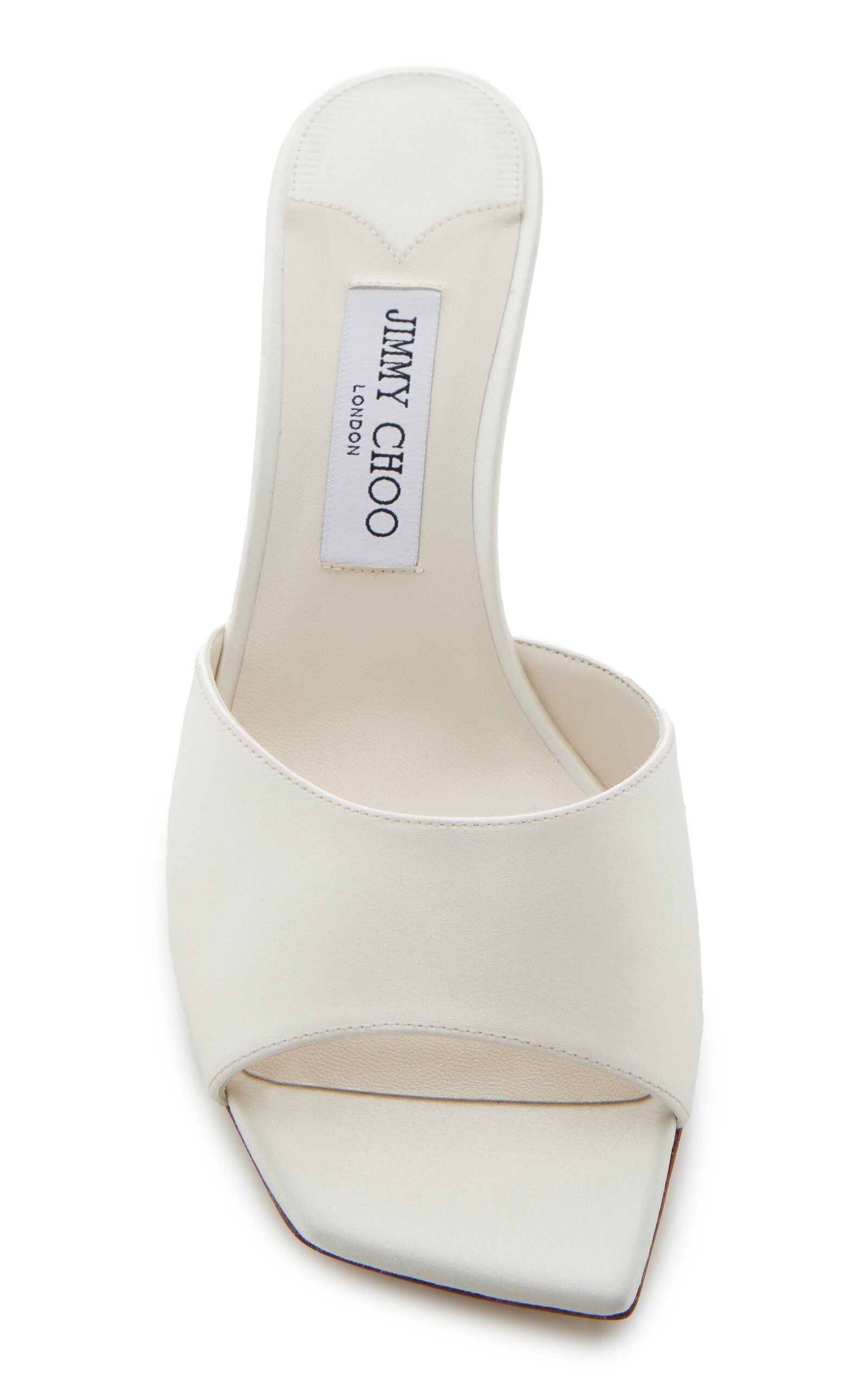 Exclusive New Satin Mules white - 3