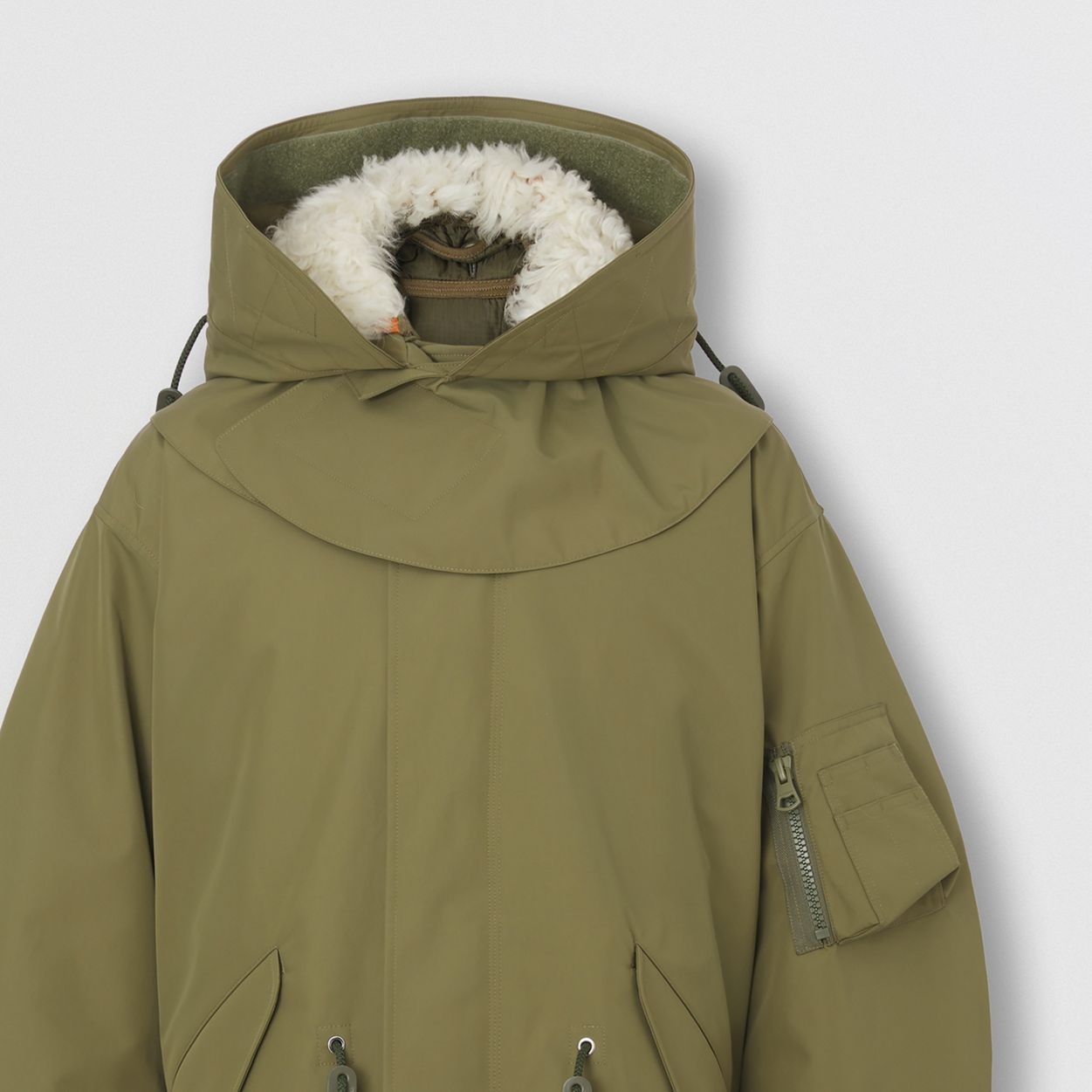 Technical Parka with Detachable Shearling Warmer - 8