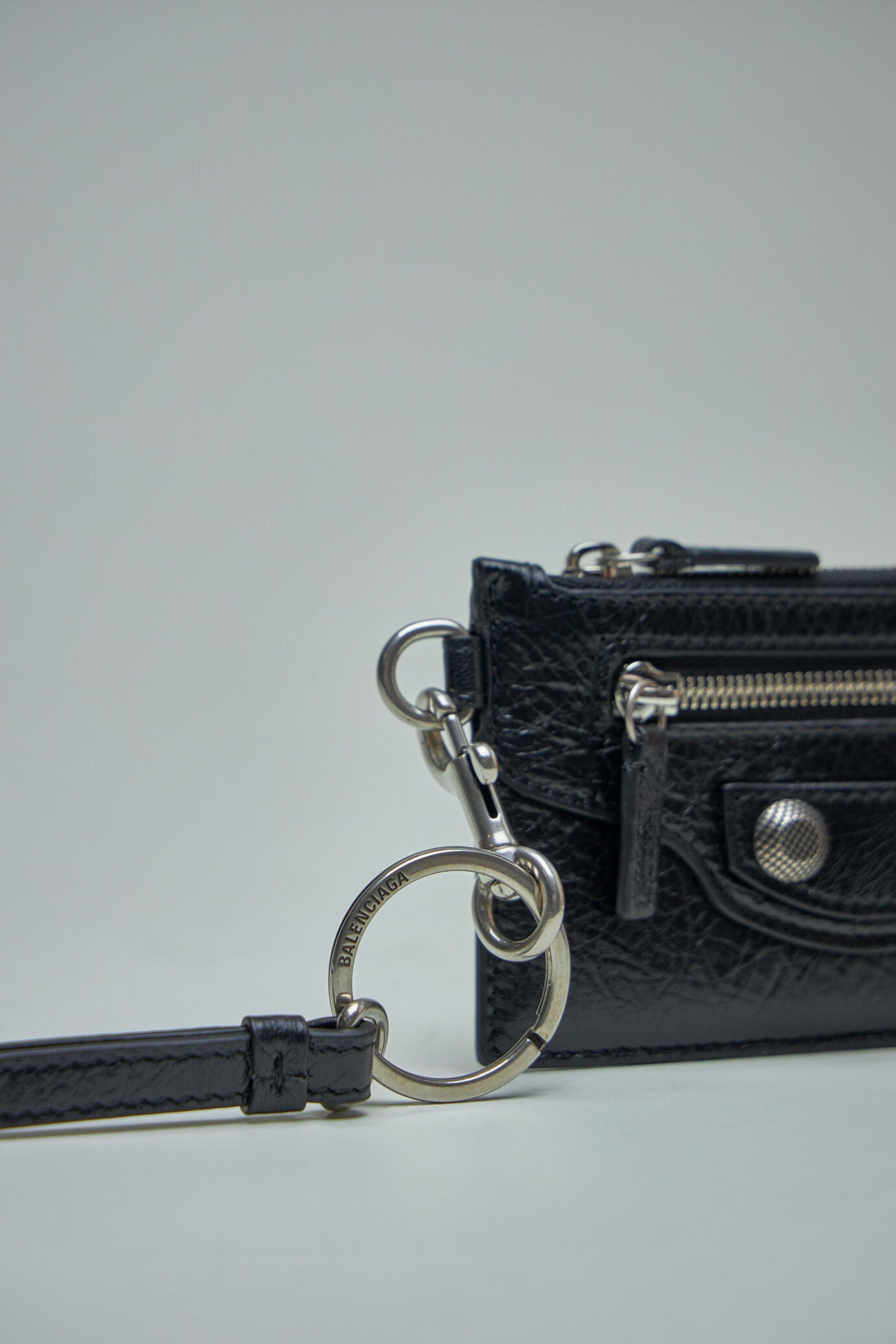 BALENCIAGA LE CAGOLE MEN キーリング カードケース ラム BALENCIAGA