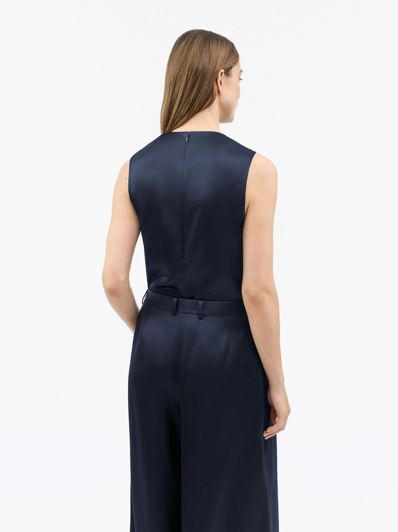 TIGER OF SWEDEN Lian Draped Satin Top outlook