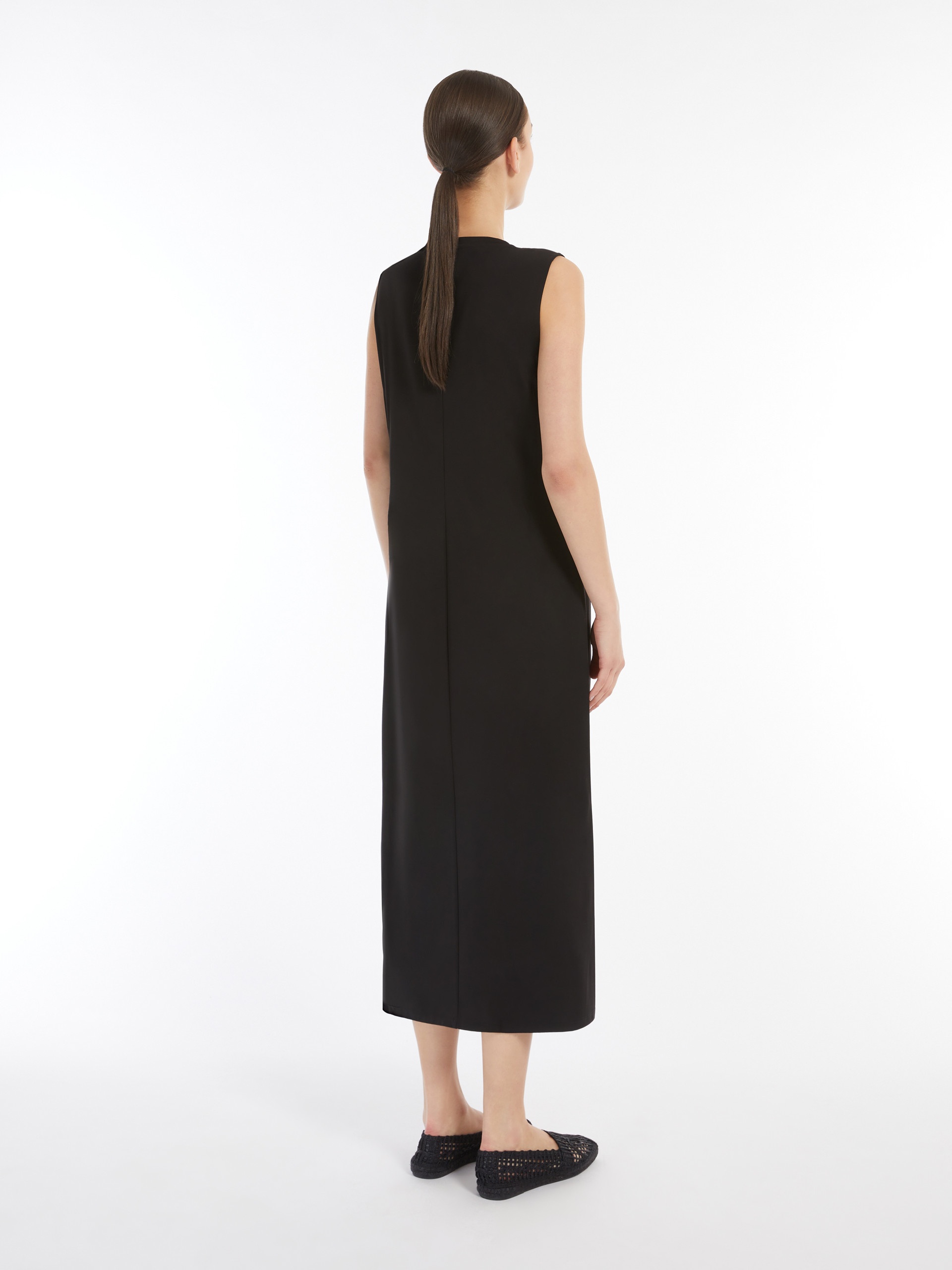 TENEBRE Flowing jersey dress - 4