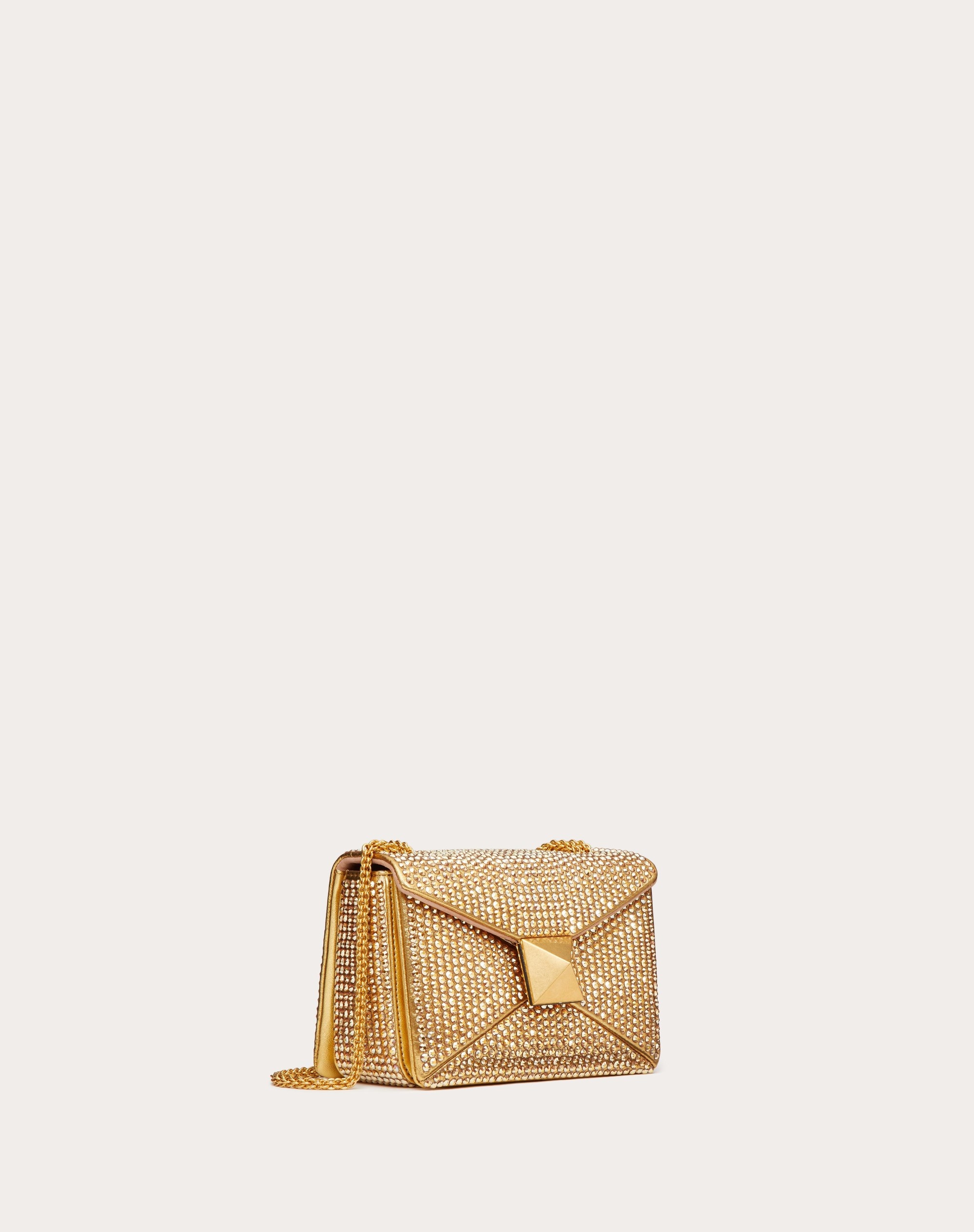 ONE STUD EMBROIDERED BAG WITH CHAIN - 3