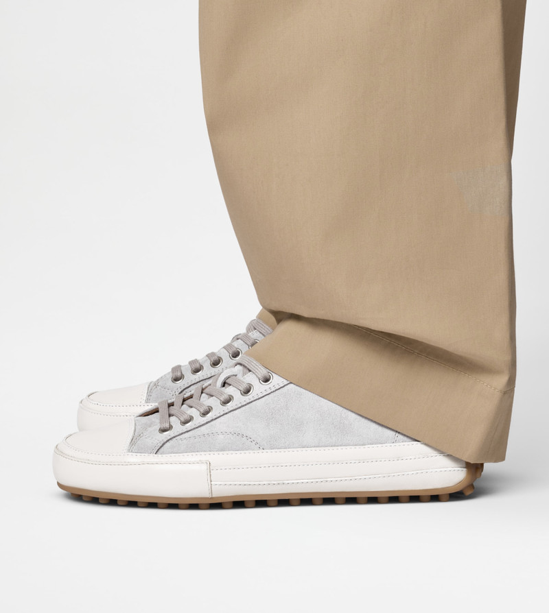 Tod's SNEAKERS IN SUEDE - GREY, OFF WHITE outlook