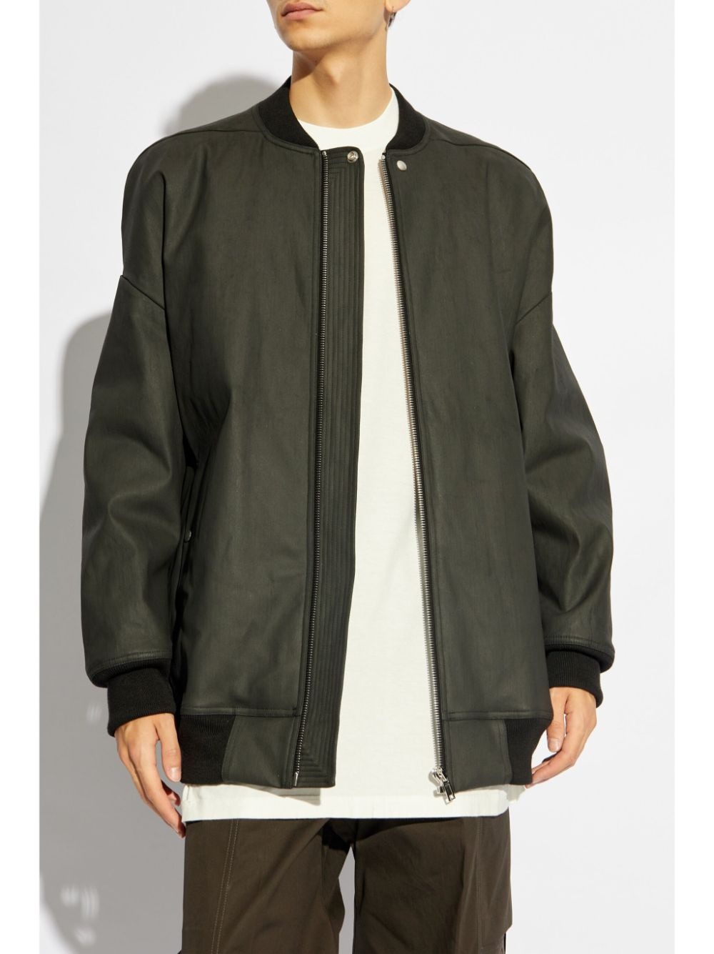 elongated bomber jacket - 3