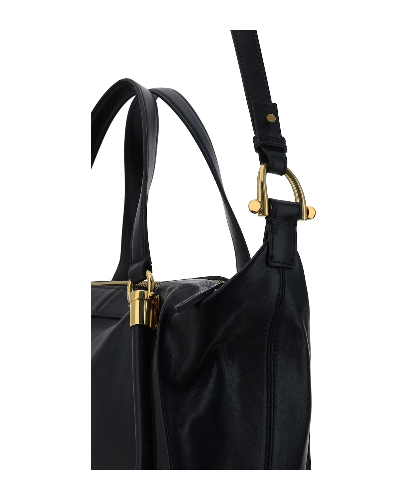 Paraty 24 Shoulder Bag In Black Leather - 4