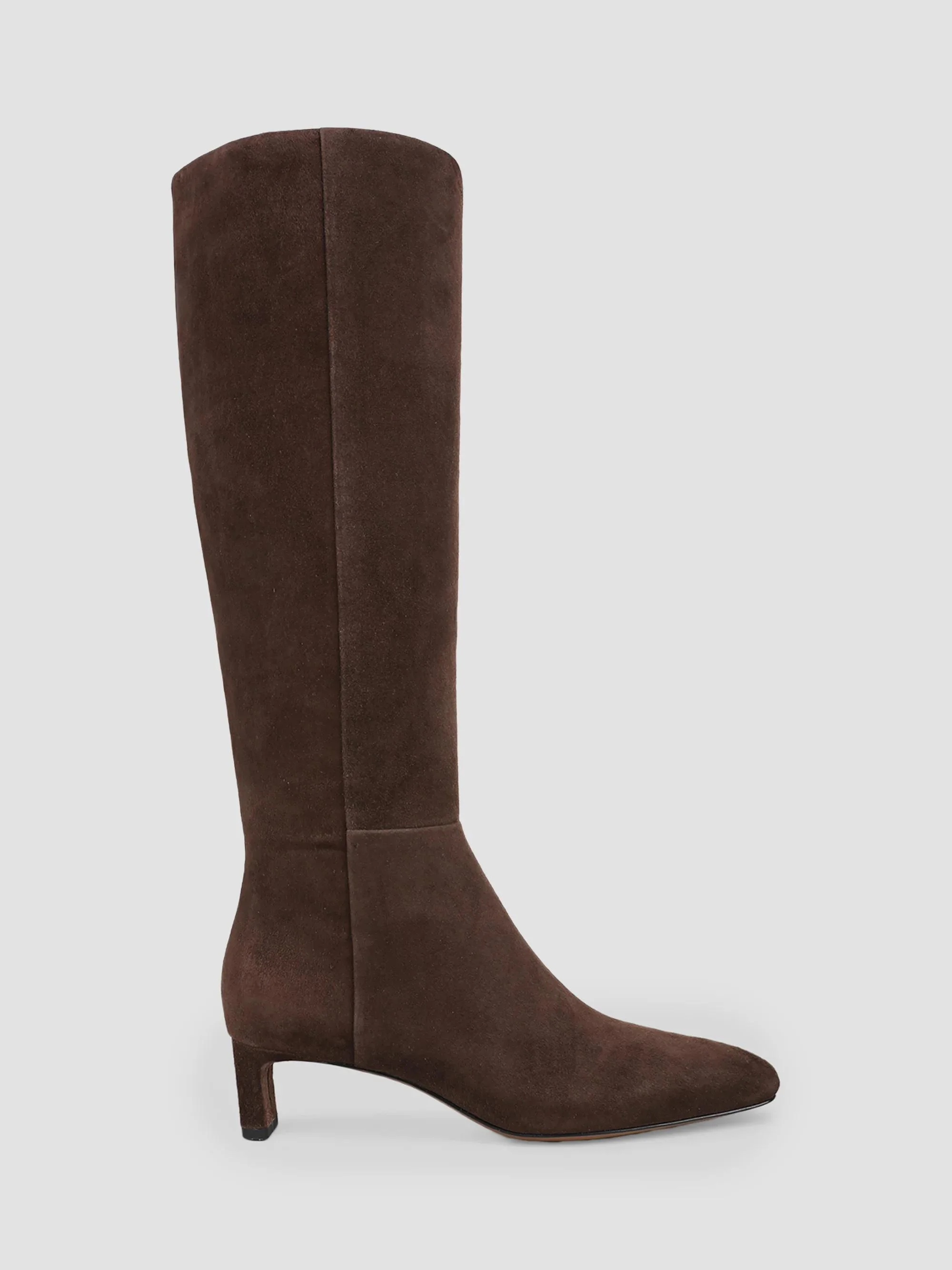 Women's Lilith 45MM Tall Suede Knee-High Boots - Cacao Brown - 1