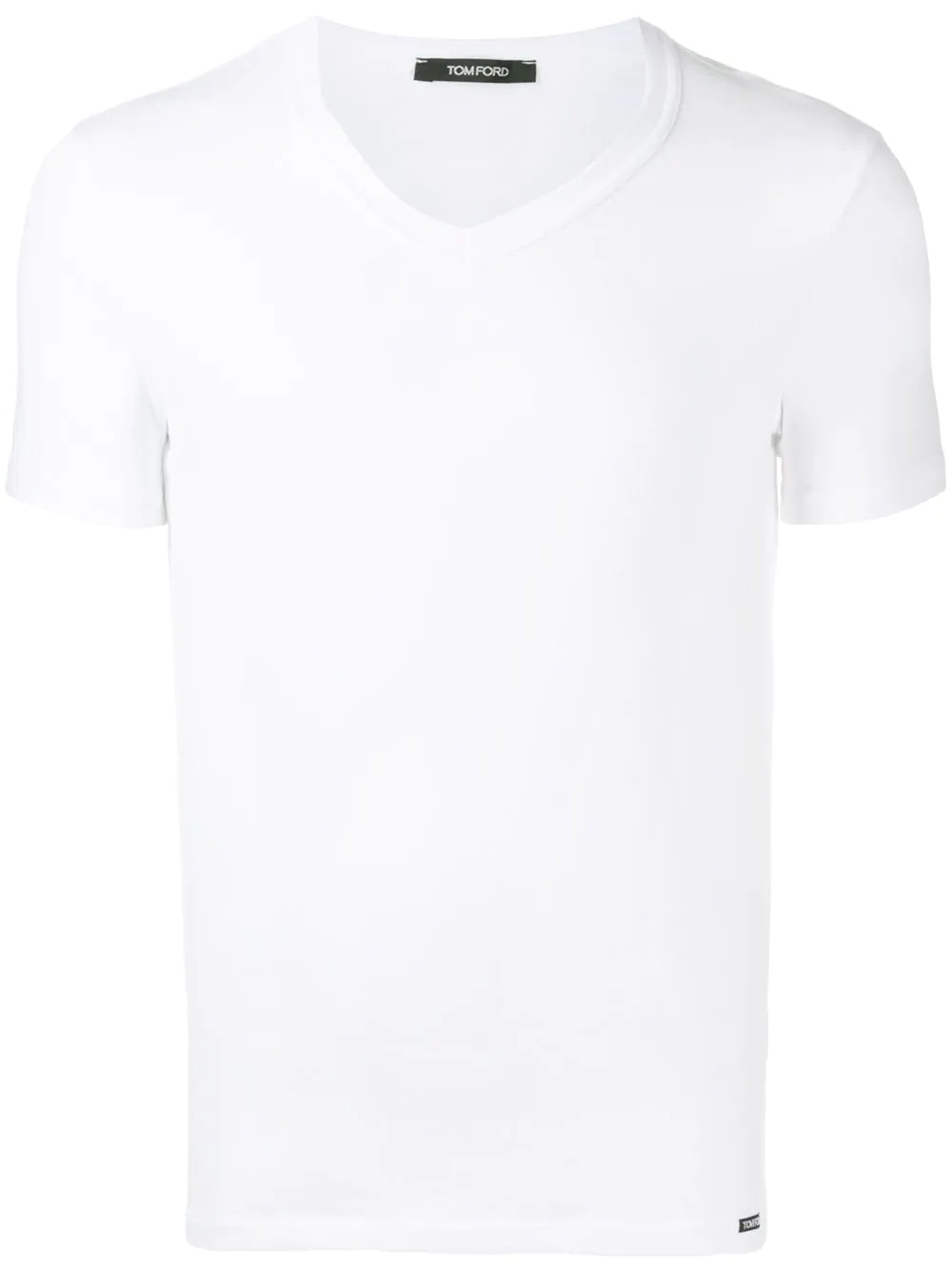 V-neck cotton T-shirt - 1