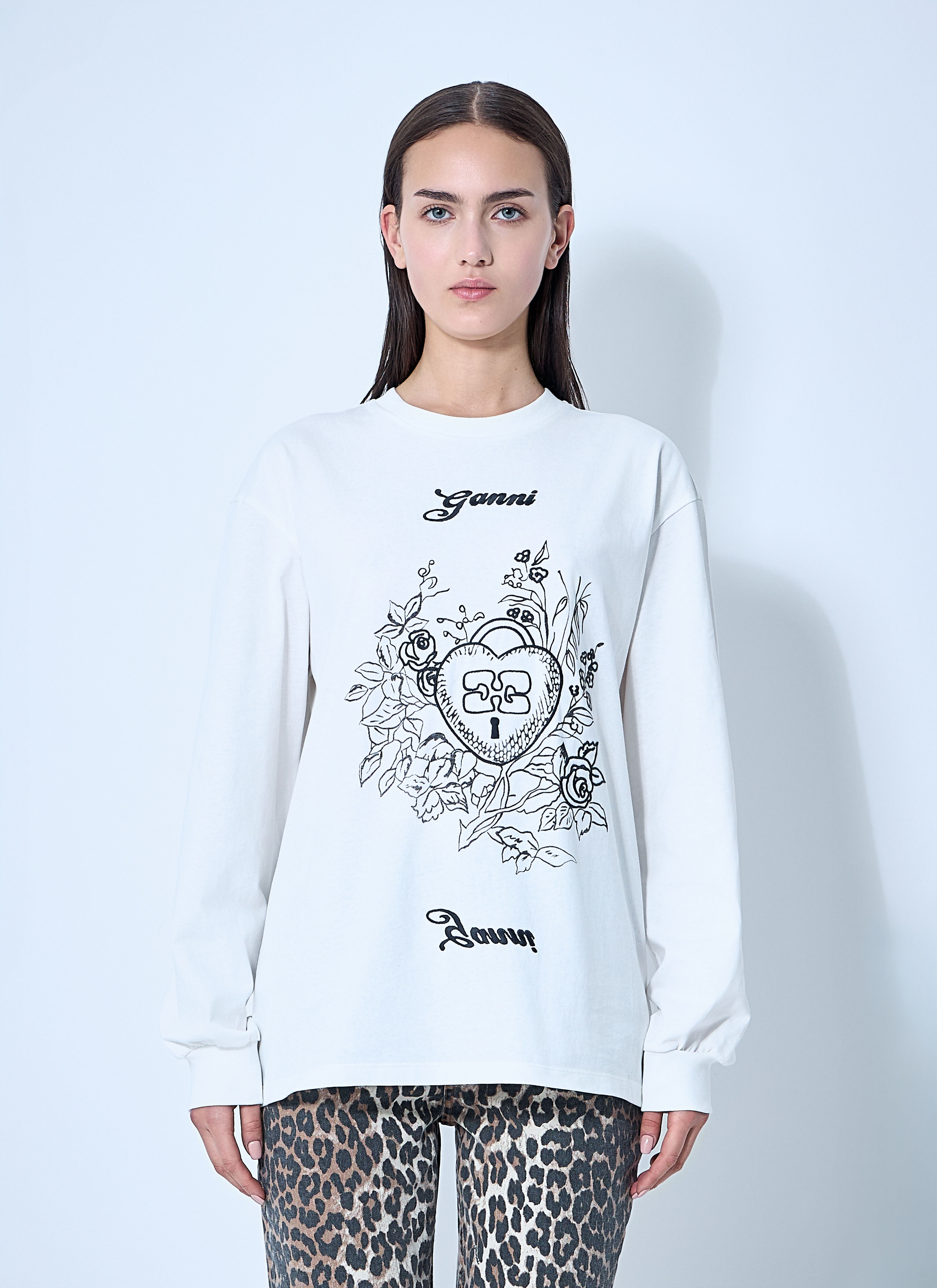 Logo Motif T-Shirt - 1