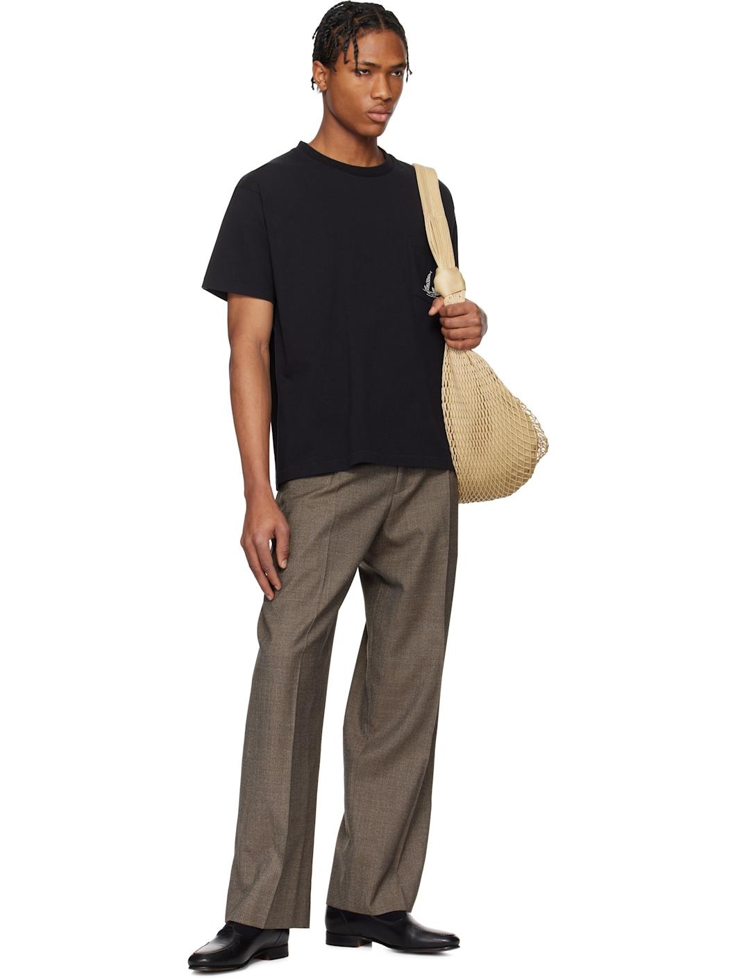 Black 'Recreation' Sails Pocket T-shirt - 4
