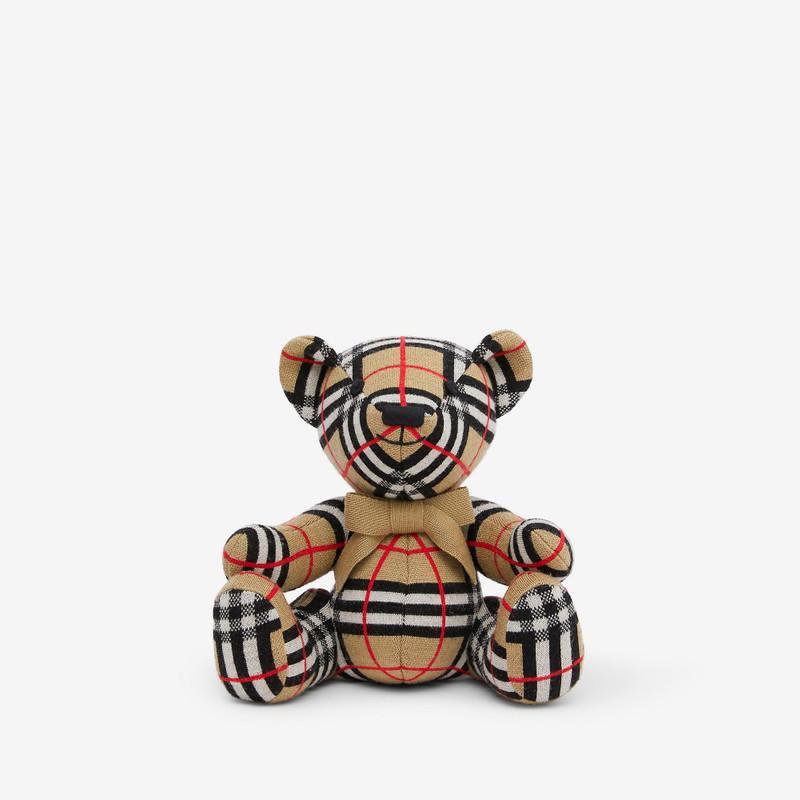 Check Wool Thomas Bear 1